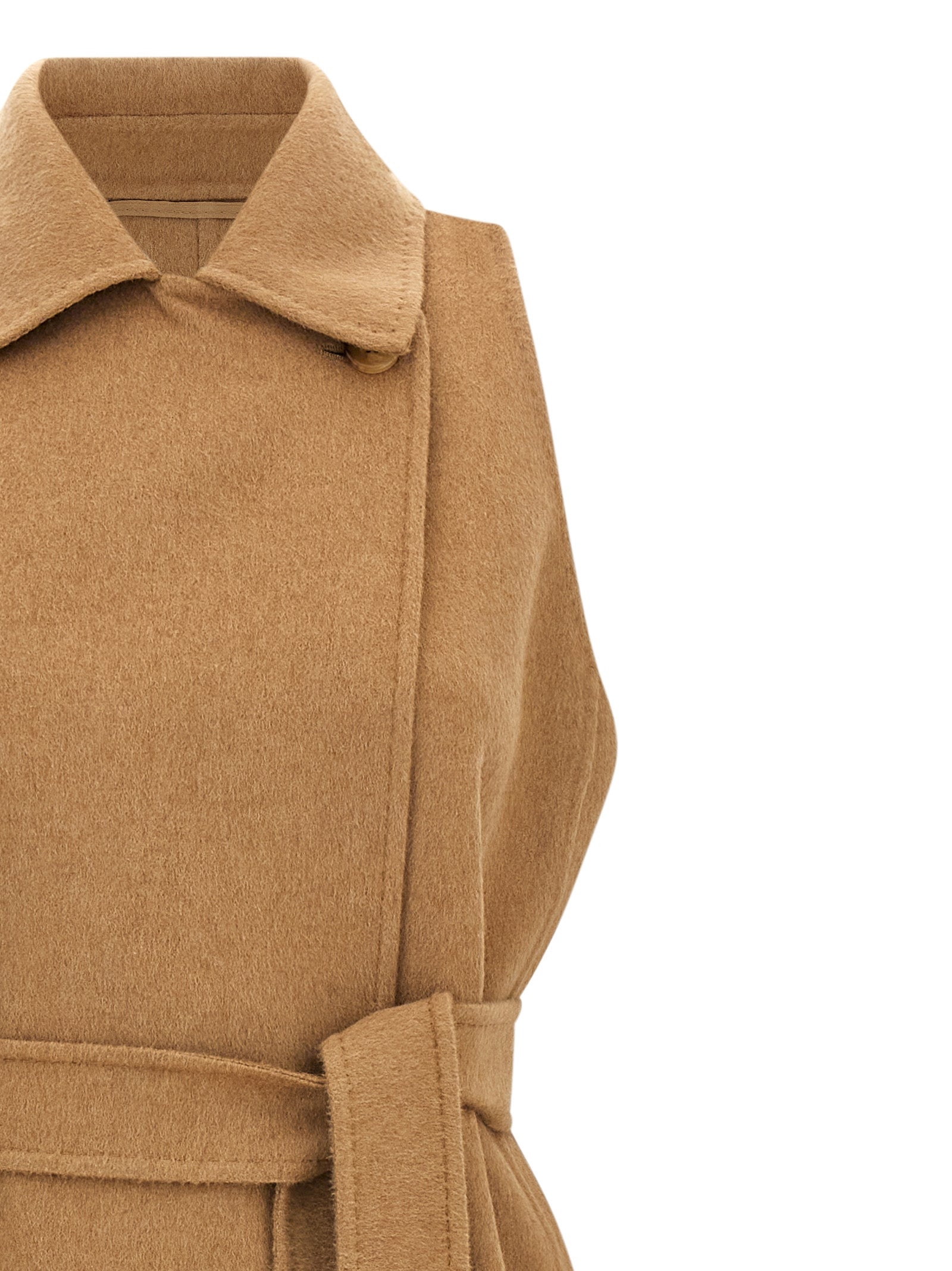 Max Mara Beige Wool Coat Max Mara
