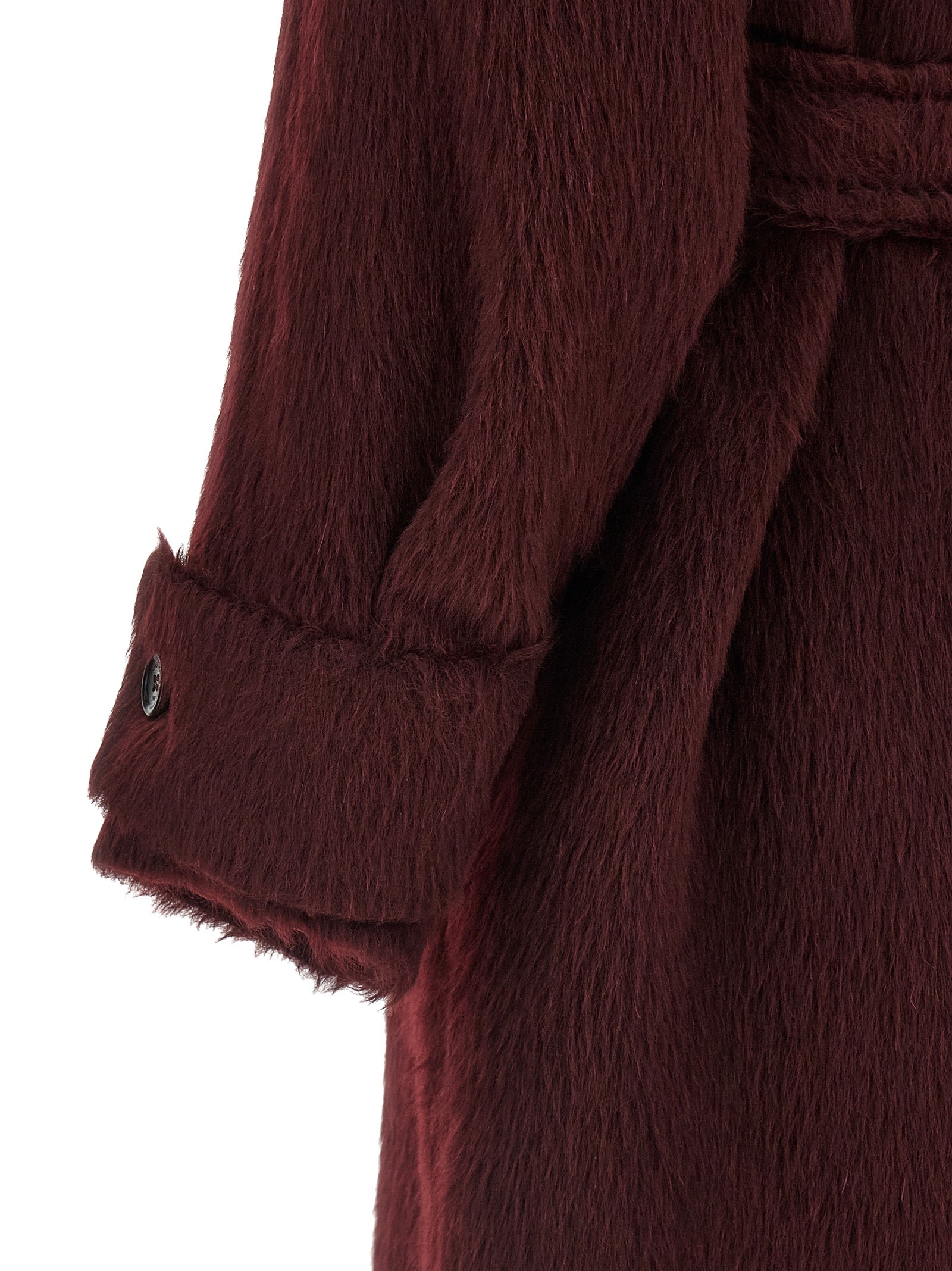 Max Mara Bordeaux Wool Coat Max Mara