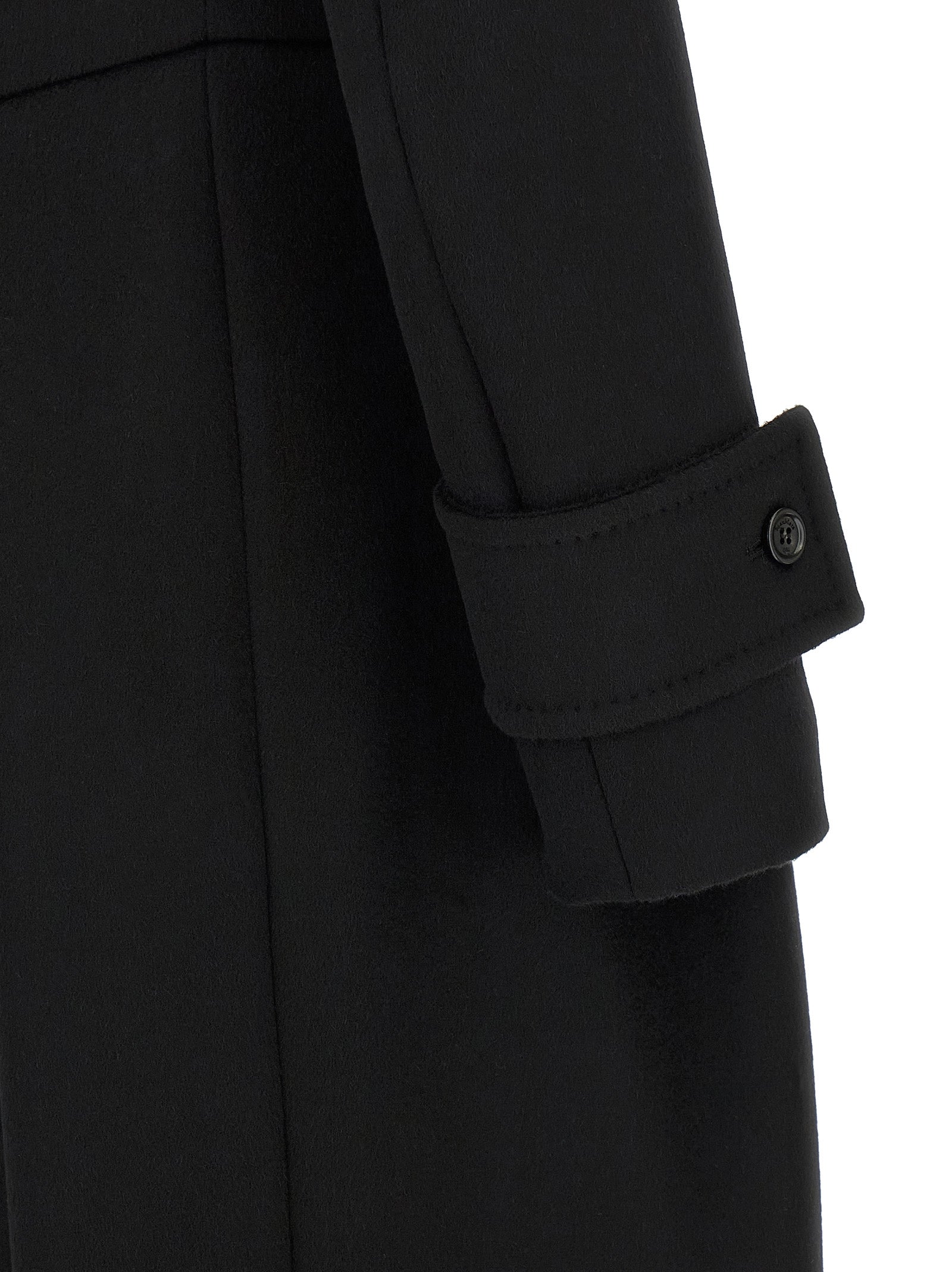 Max Mara Black Wool Coat Max Mara