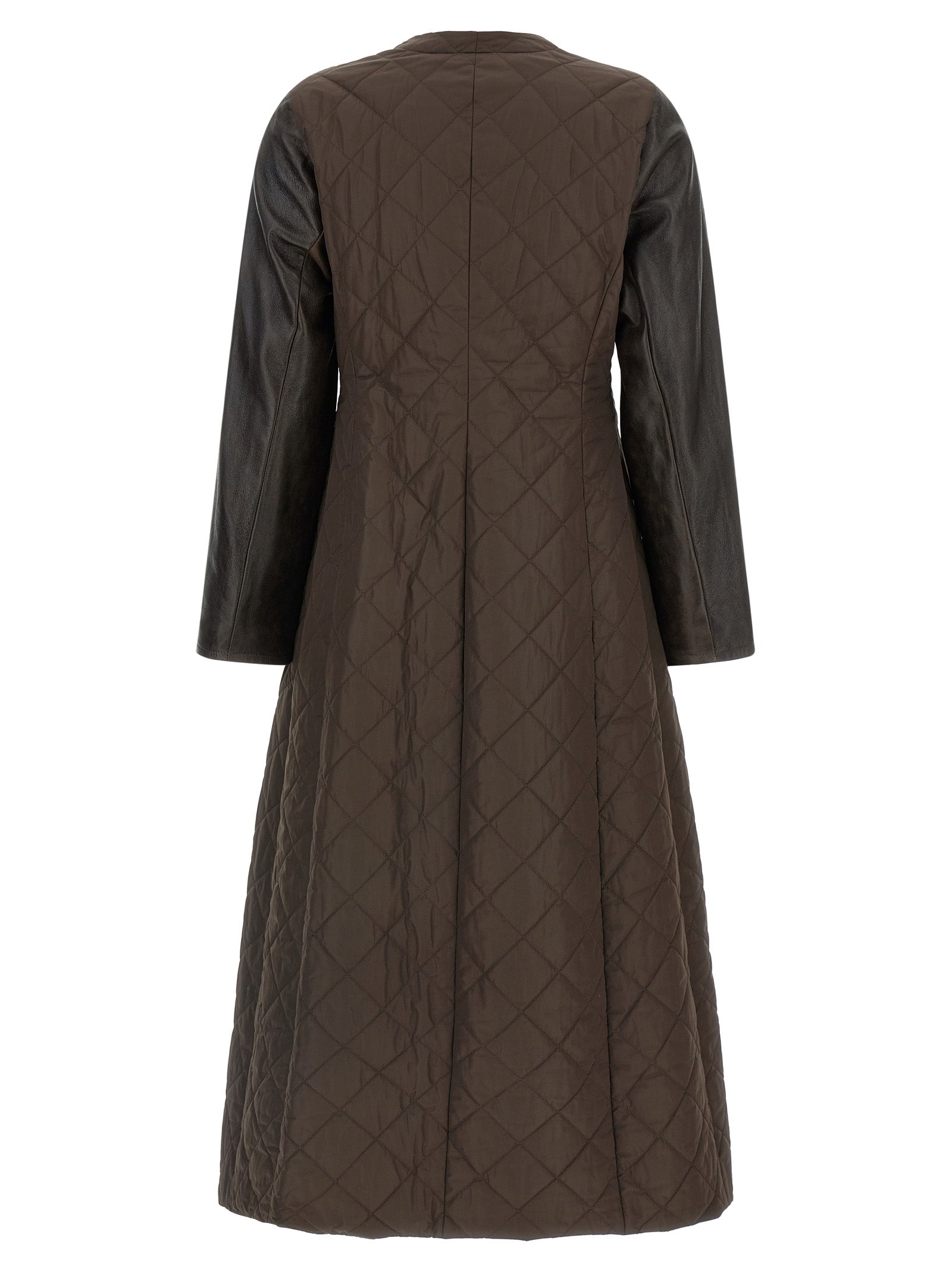 Max Mara Brown Polyamide Coat Max Mara