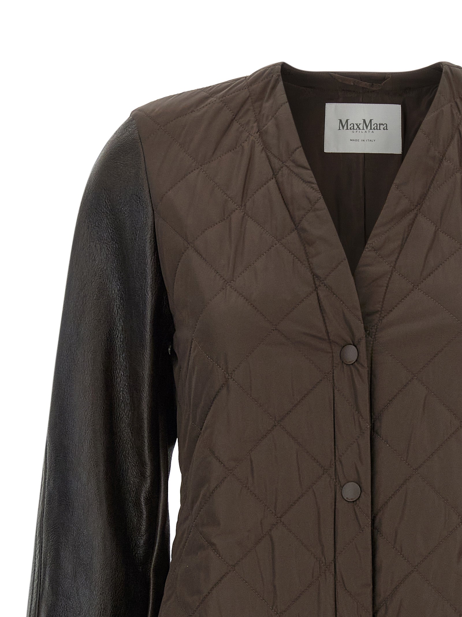 Max Mara Brown Polyamide Coat Max Mara