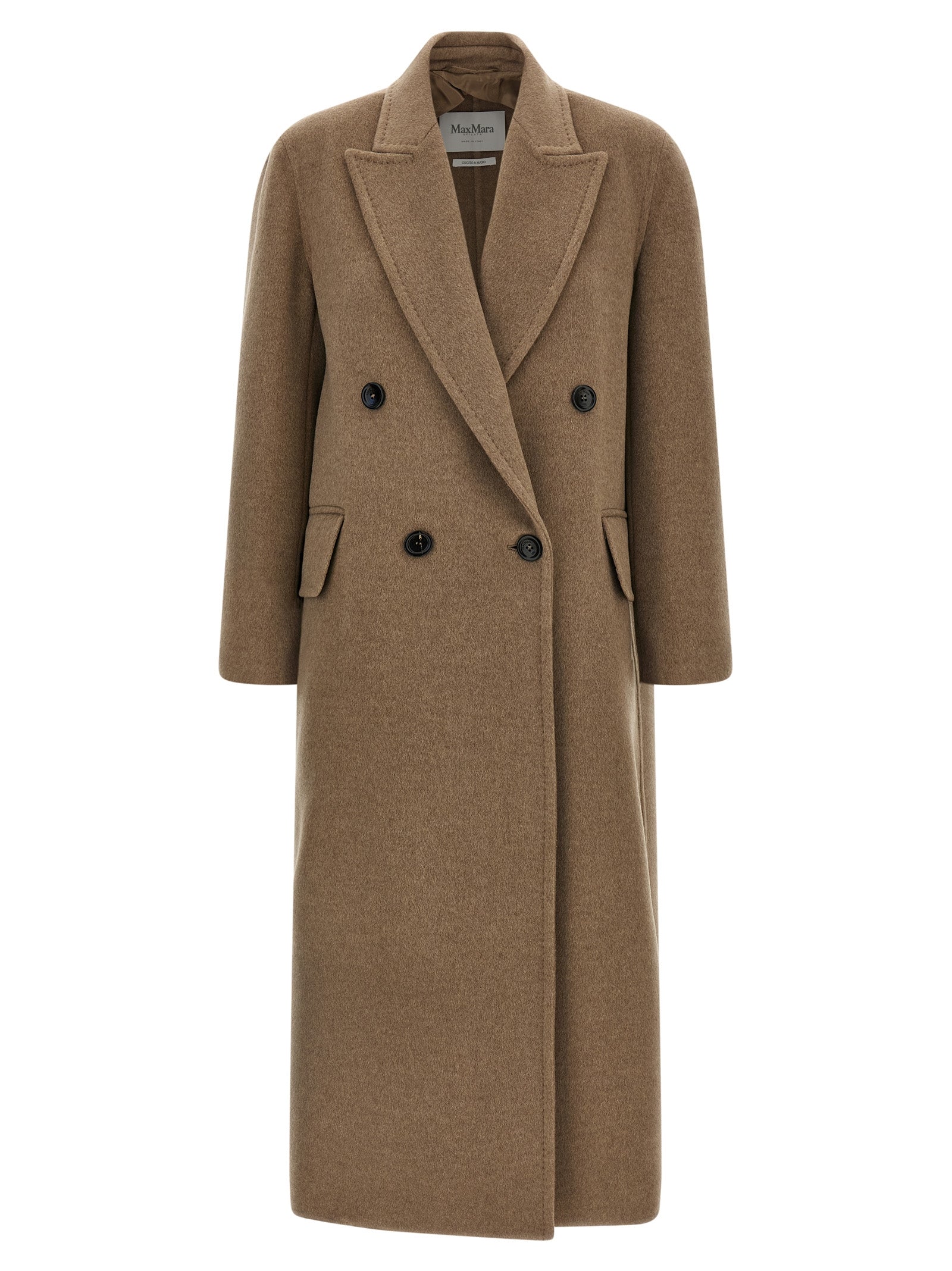 Max Mara Beige Cashmere Coat Max Mara