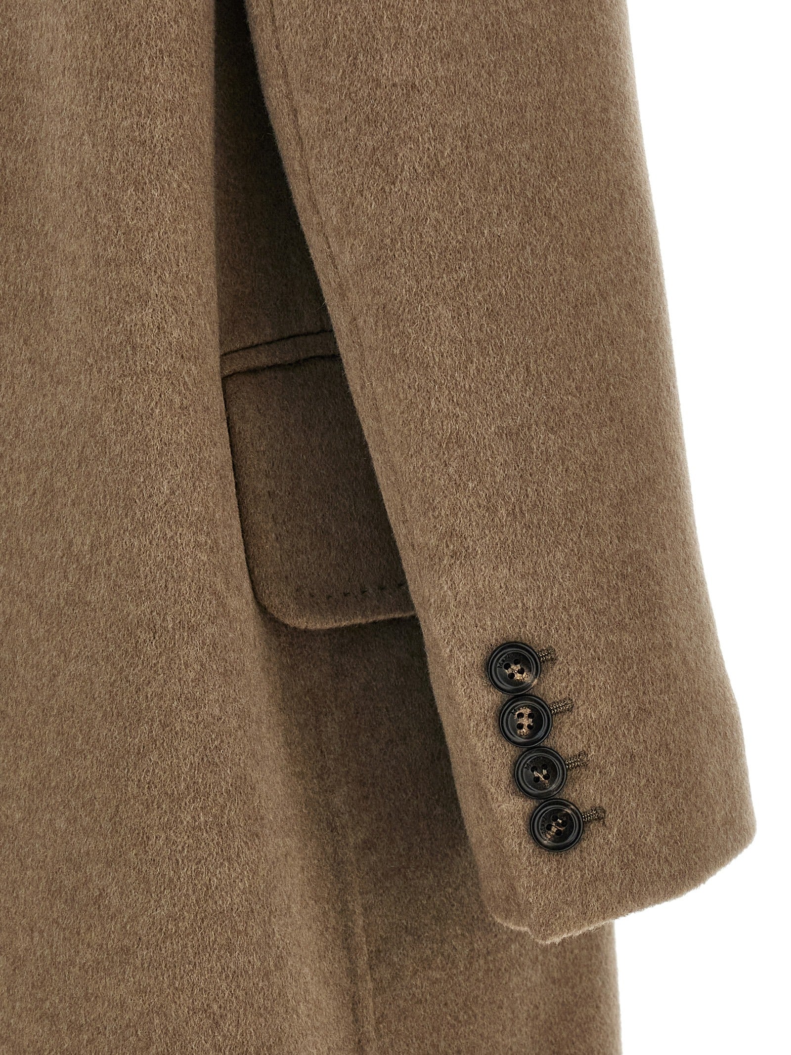 Max Mara Beige Cashmere Coat Max Mara
