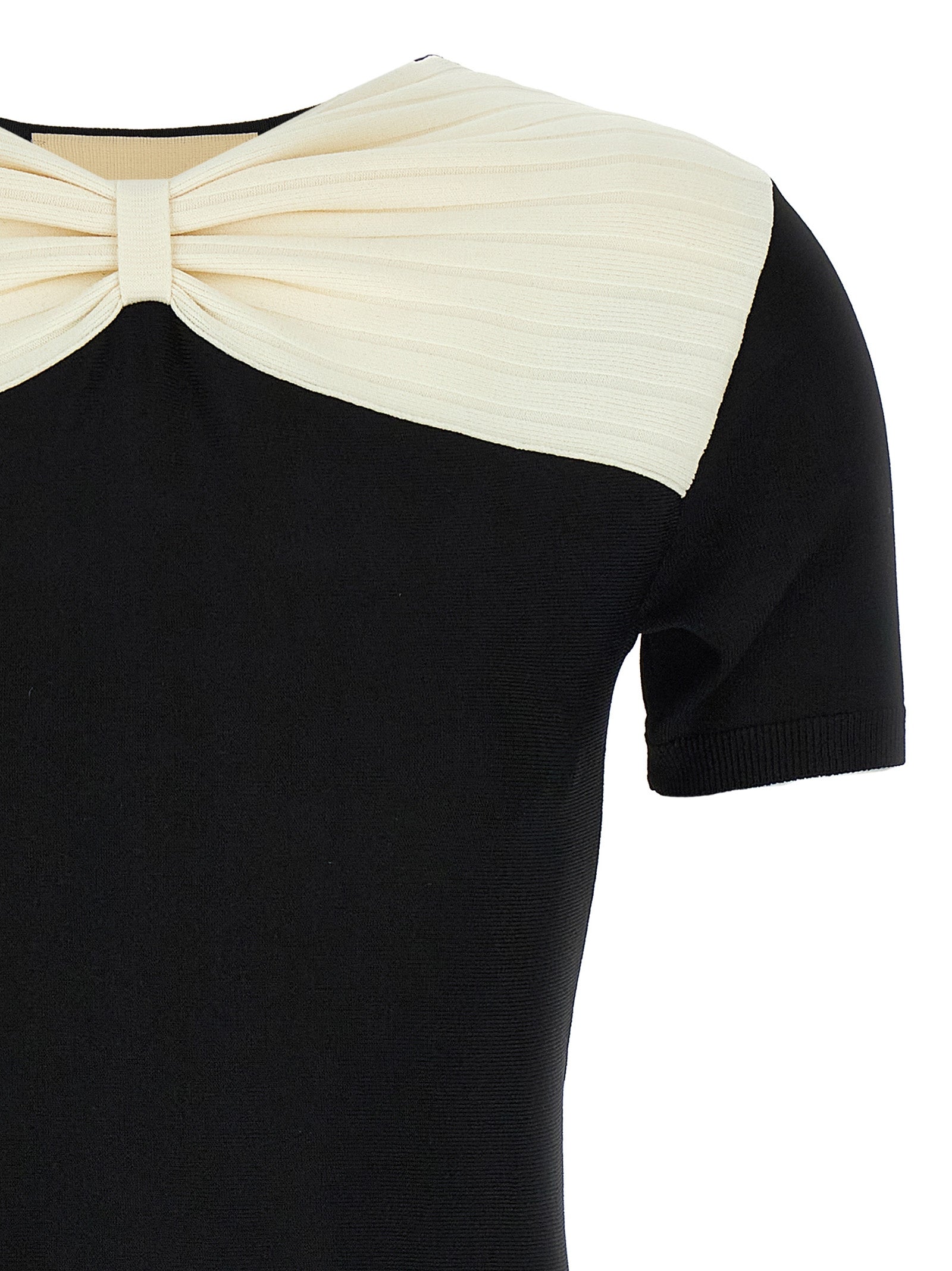 Valentino Garavani Black Viscose Short Dress Valentino Garavani