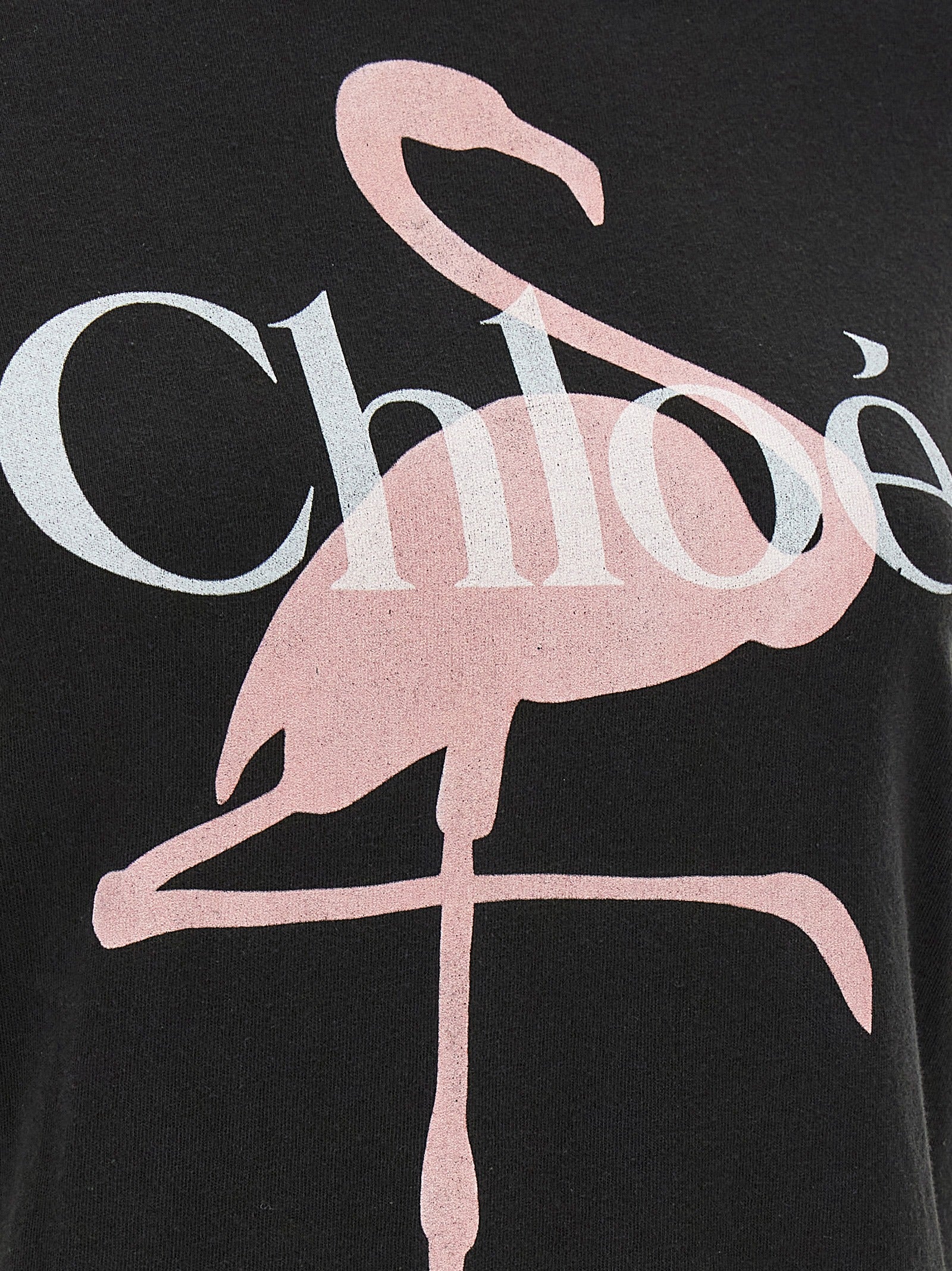 Chloé Black Cotton T-Shirt Chloé