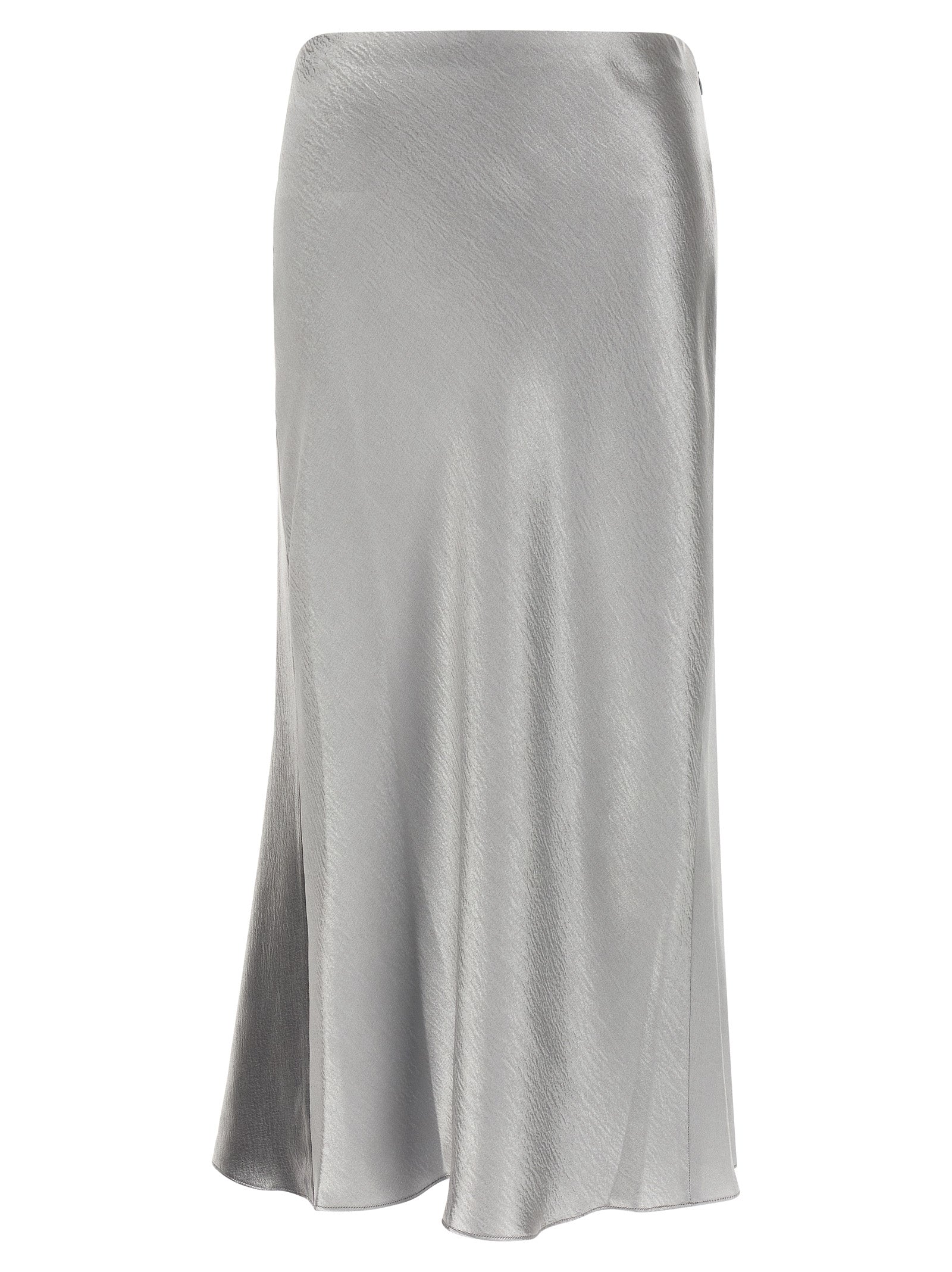 Tory Burch Gray Polyester Midi Skirt Tory Burch
