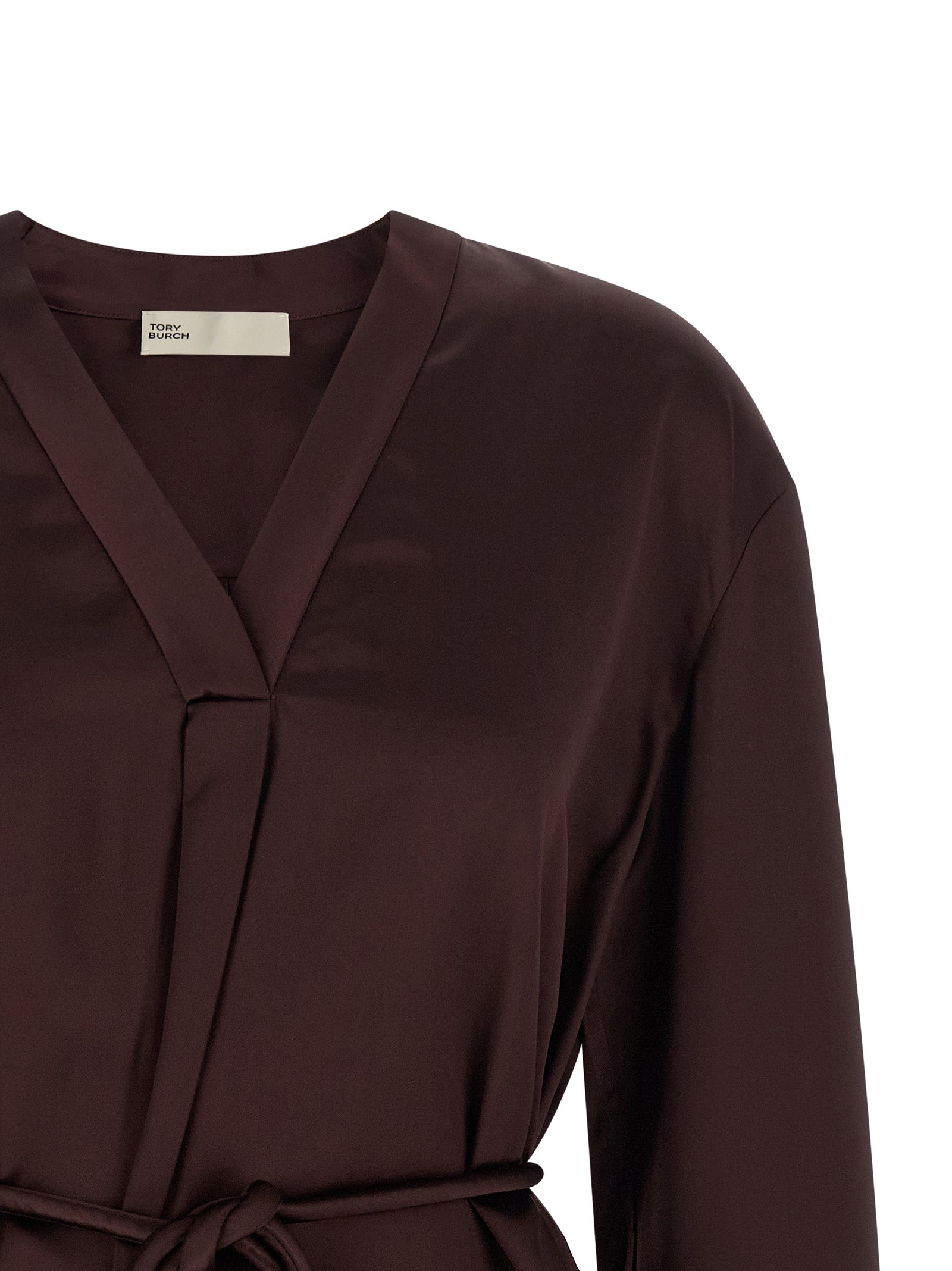Tory Burch Bordeaux Viscose Blouse Tory Burch