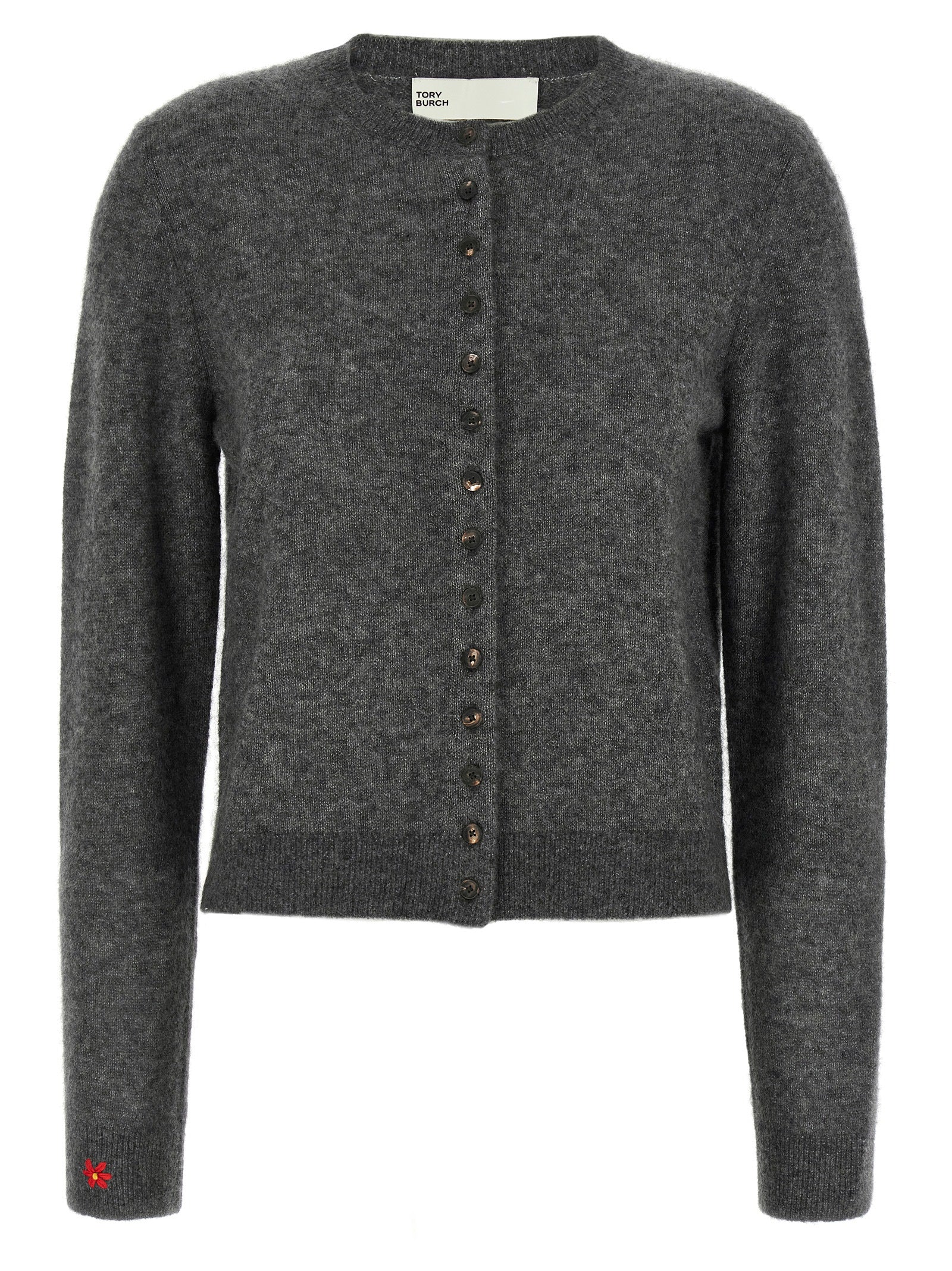 Tory Burch Gray Cashmere Cardigan Tory Burch