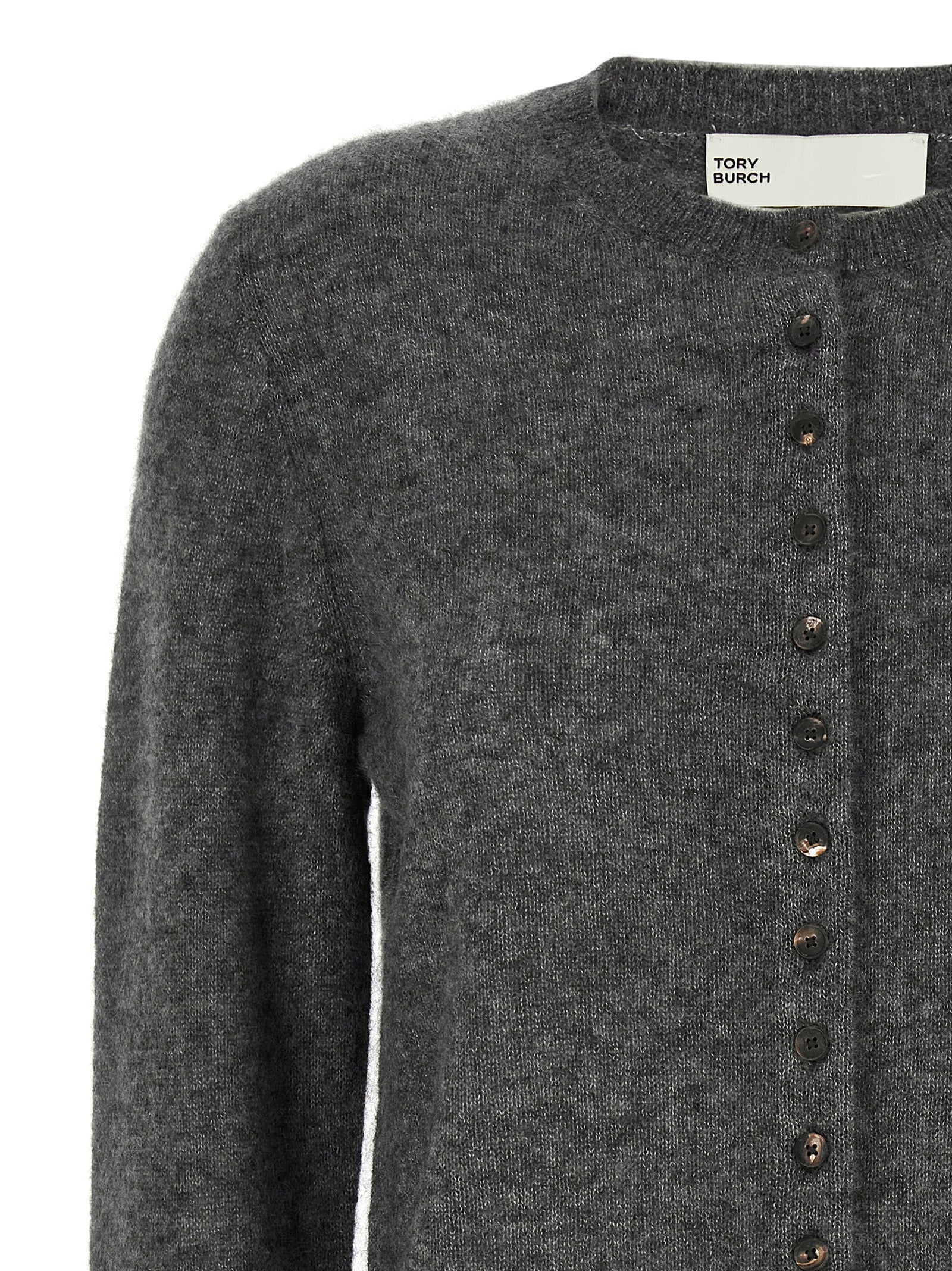 Tory Burch Gray Cashmere Cardigan Tory Burch