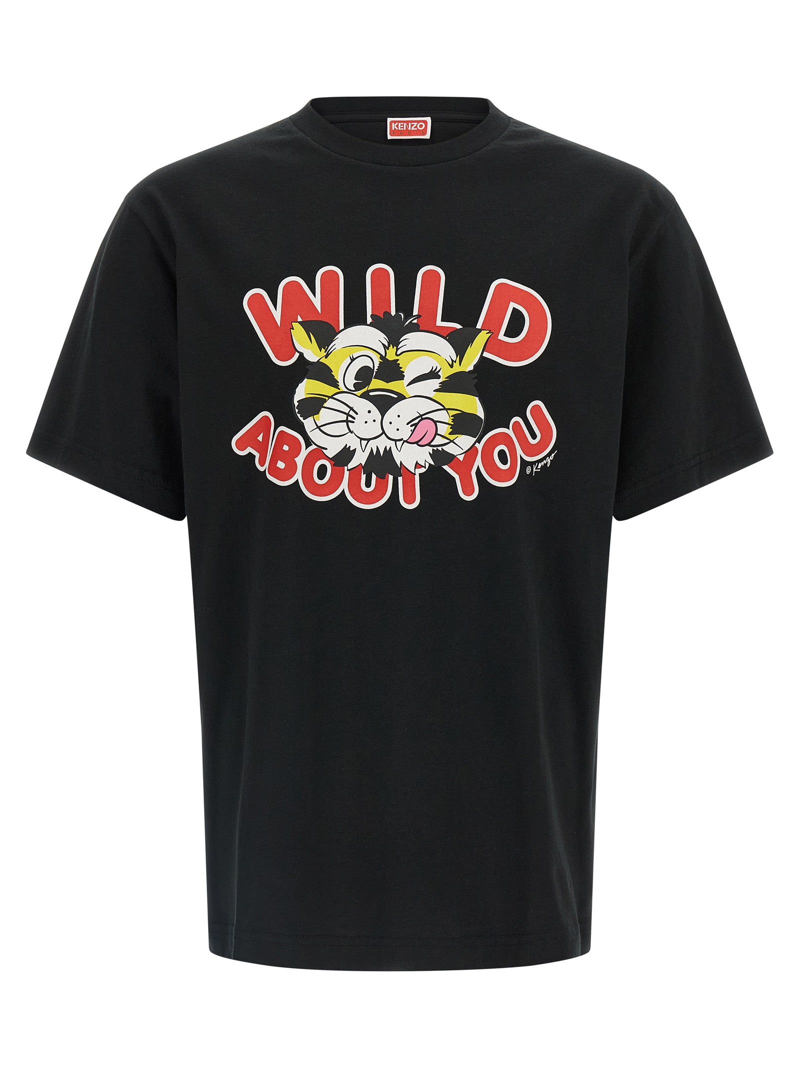 Kenzo Black Cotton T-Shirt Kenzo