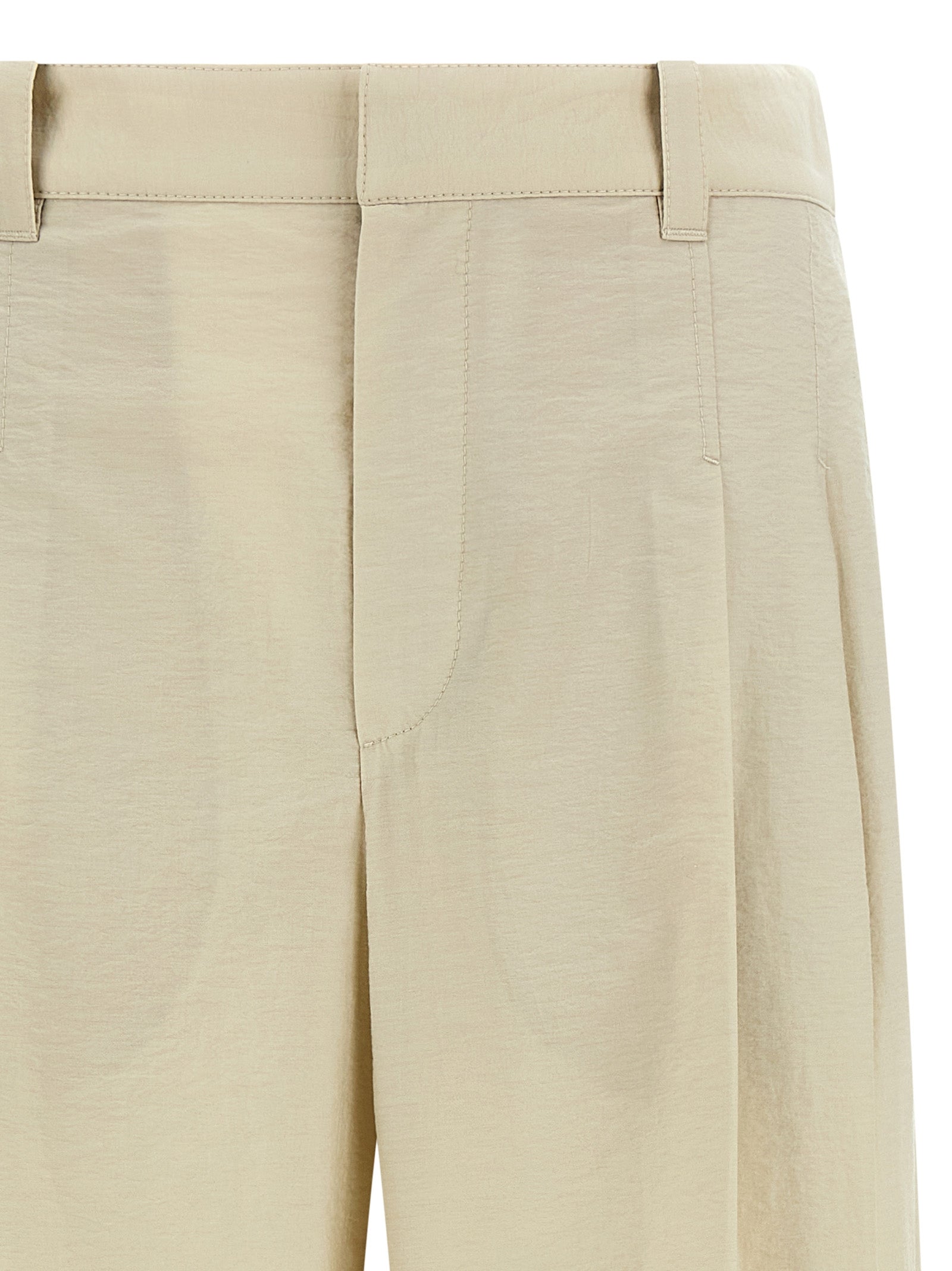 Brunello Cucinelli White Cotton Dress Pants Brunello Cucinelli
