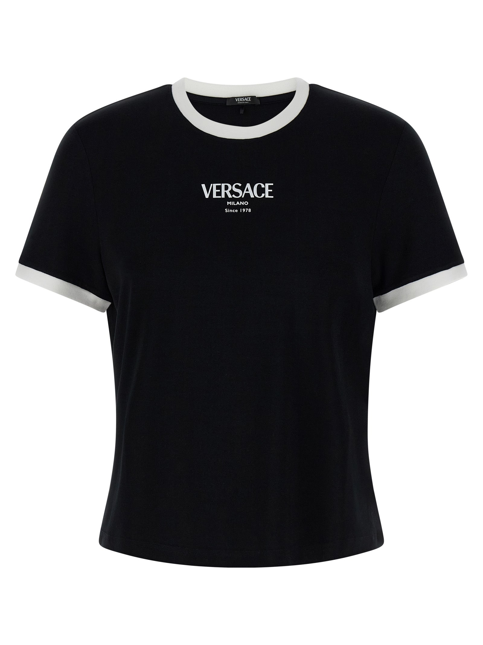 Versace Bicolor Viscose T-Shirt Versace