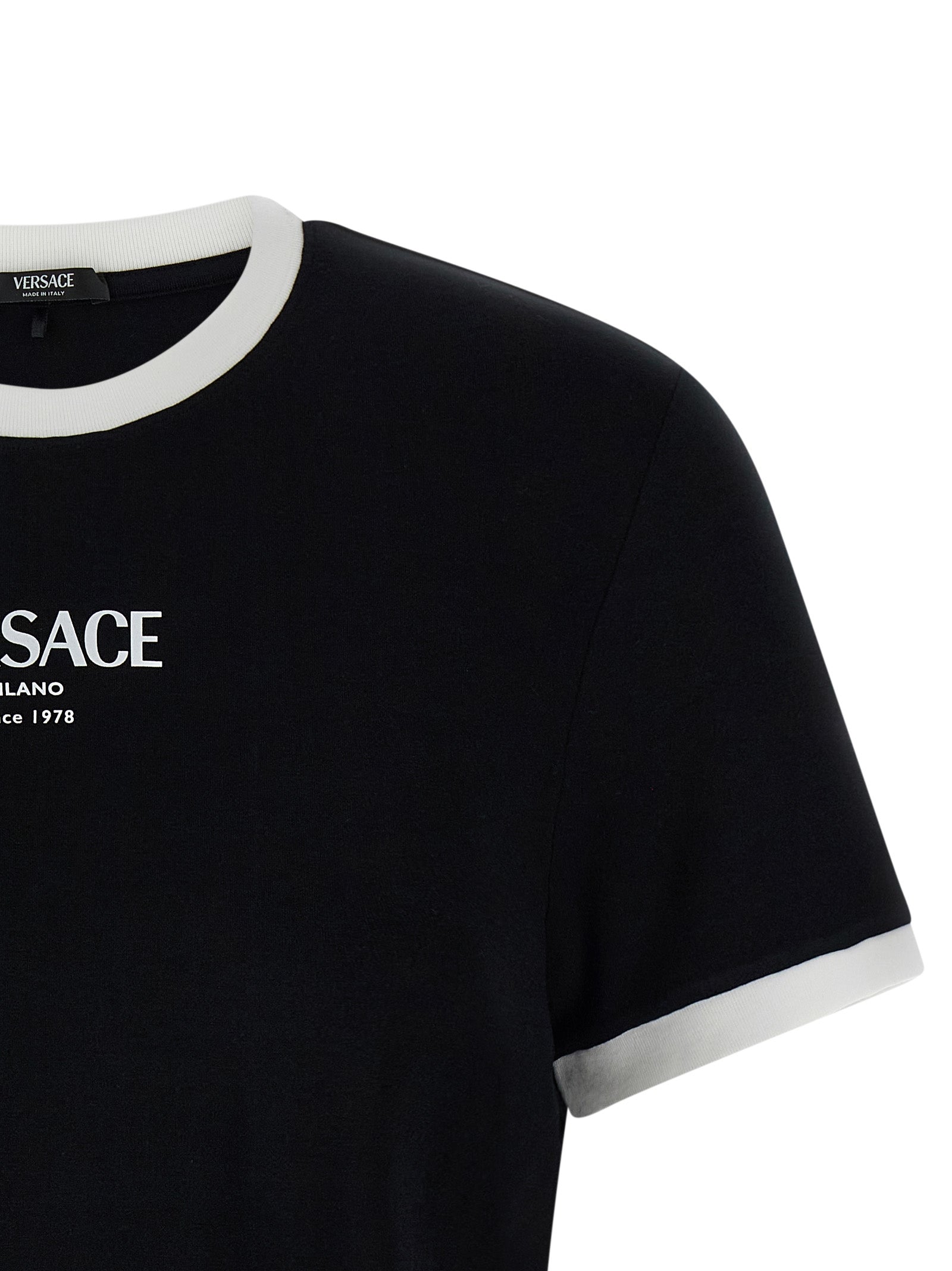 Versace Bicolor Viscose T-Shirt Versace