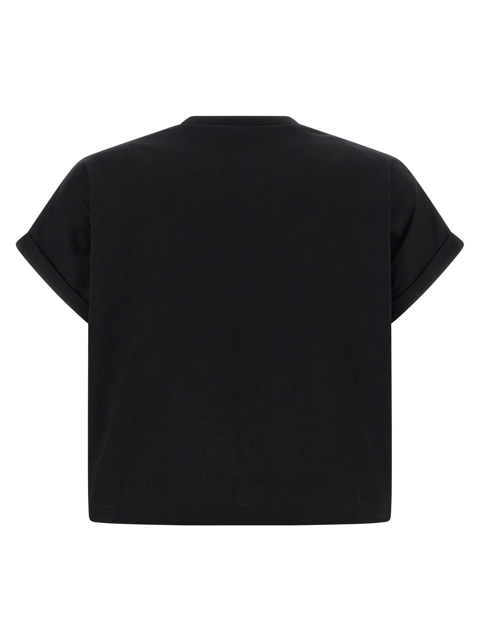 Balmain Black Cotton T-Shirt Balmain