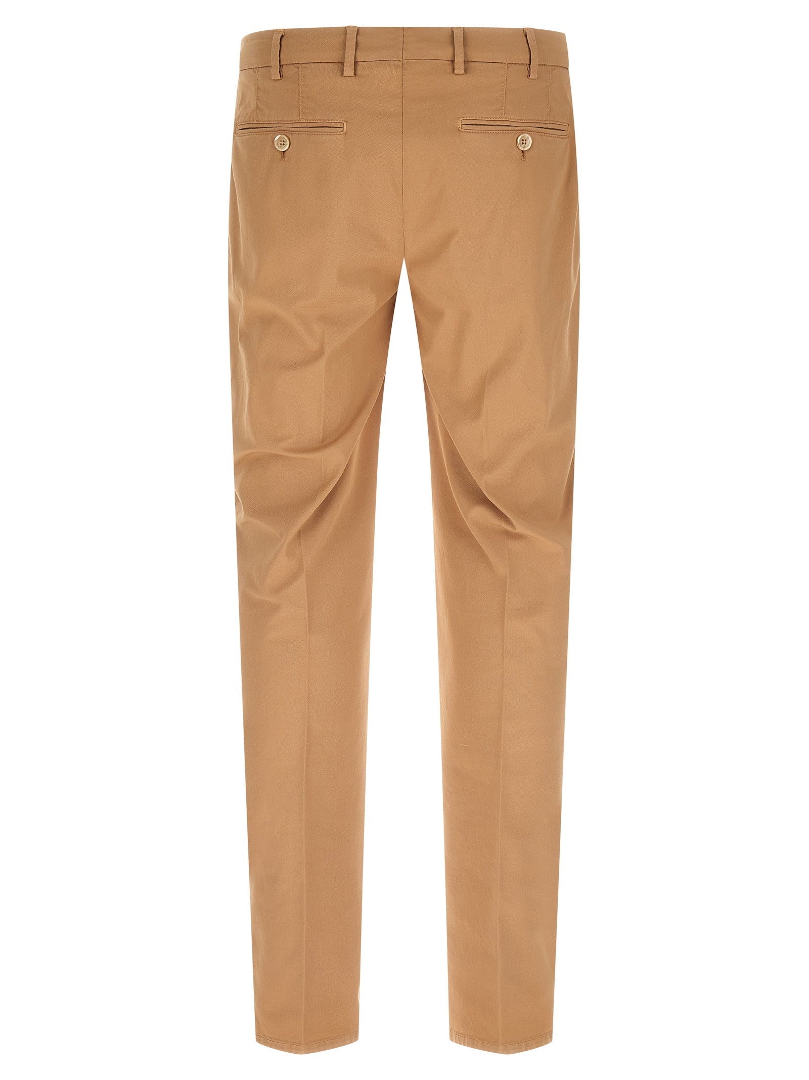 Brunello Cucinelli Beige Cotton Casual Pants Brunello Cucinelli