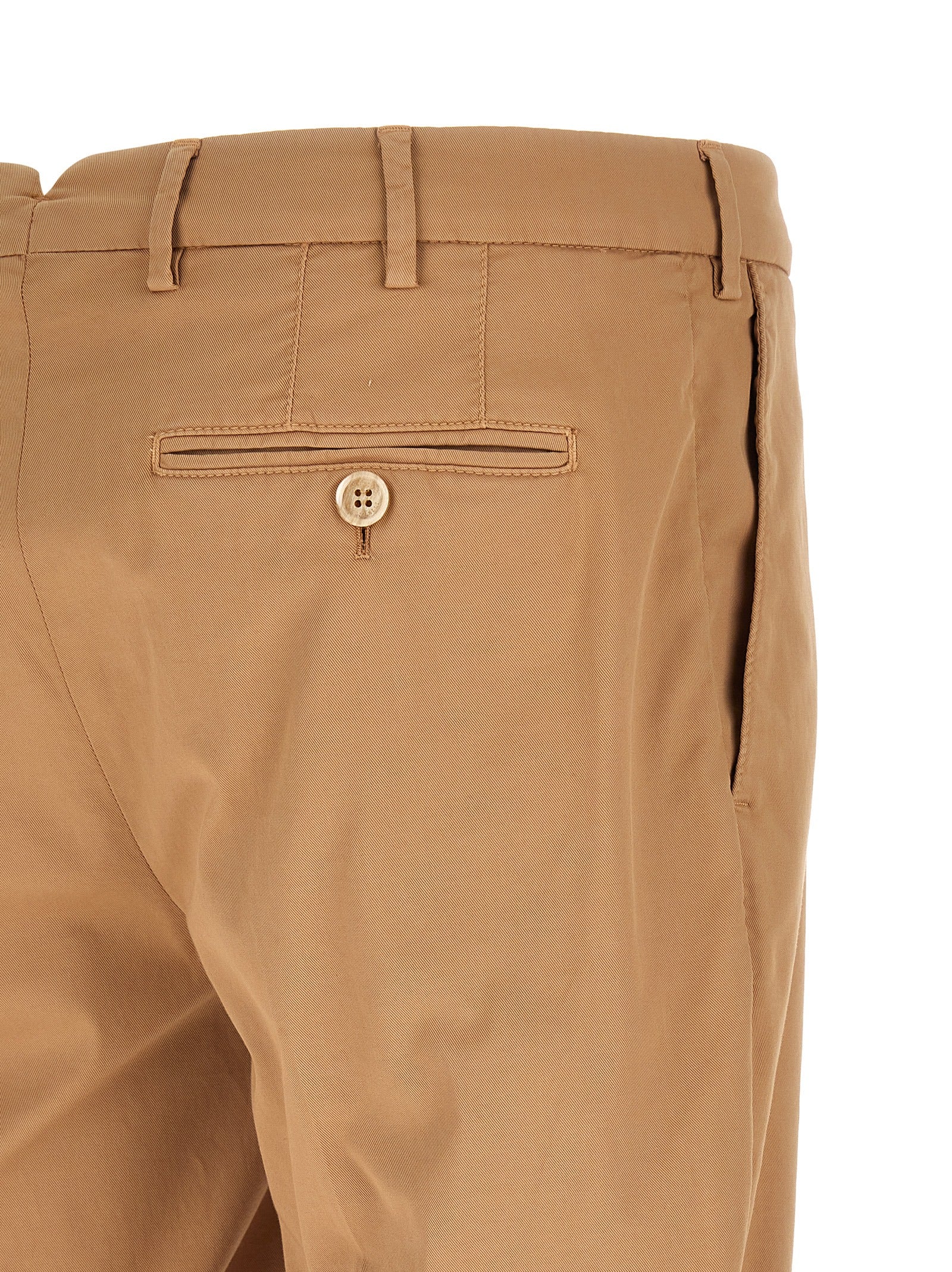 Brunello Cucinelli Beige Cotton Casual Pants Brunello Cucinelli