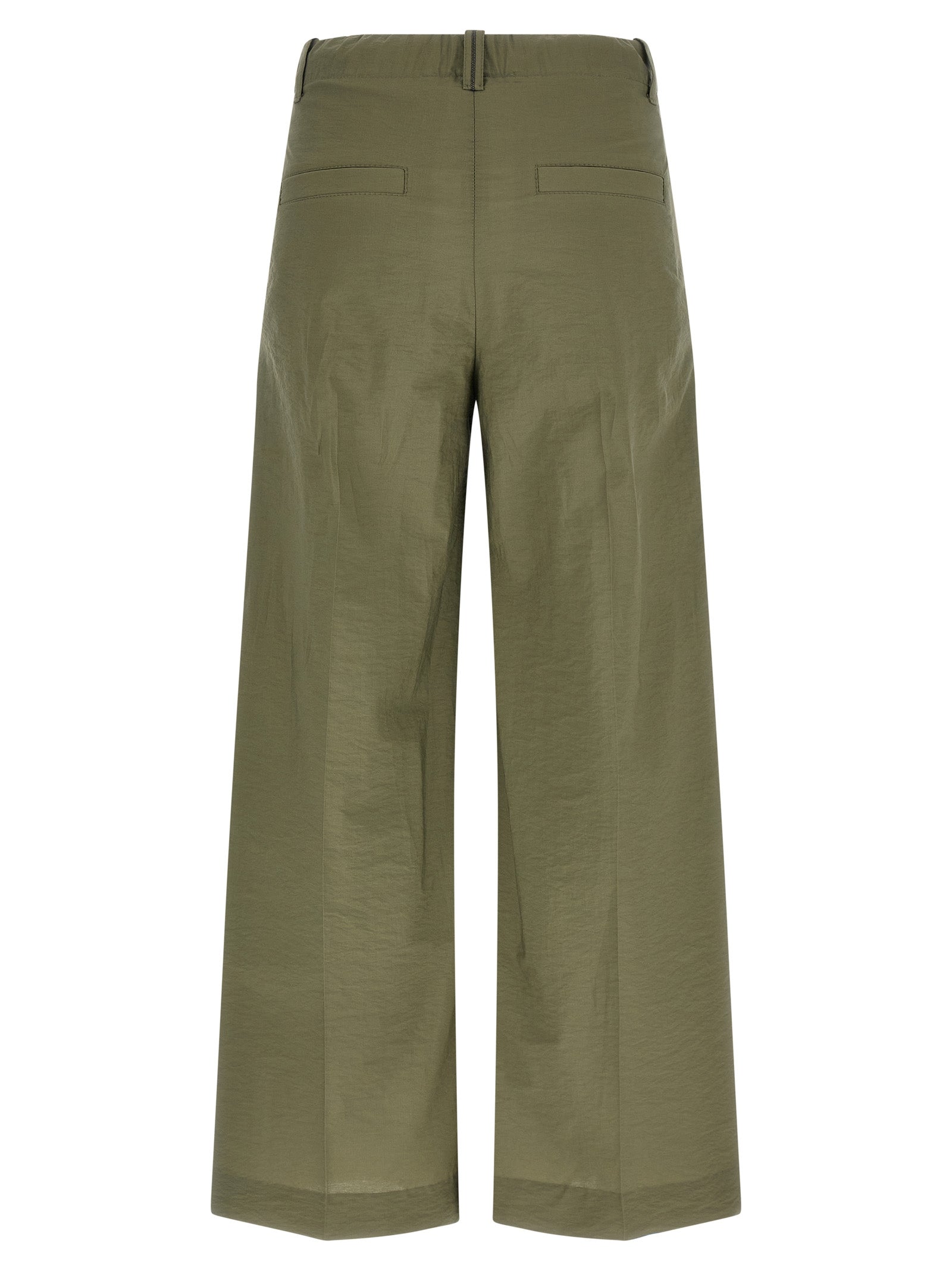 Brunello Cucinelli Bicolor Cotton Casual Pants Brunello Cucinelli