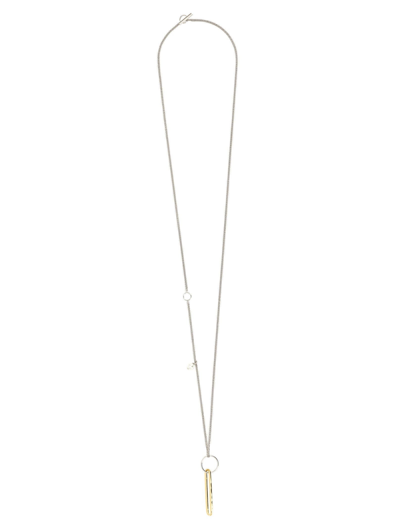 Jil Sander Gold Brass Necklace Jil Sander