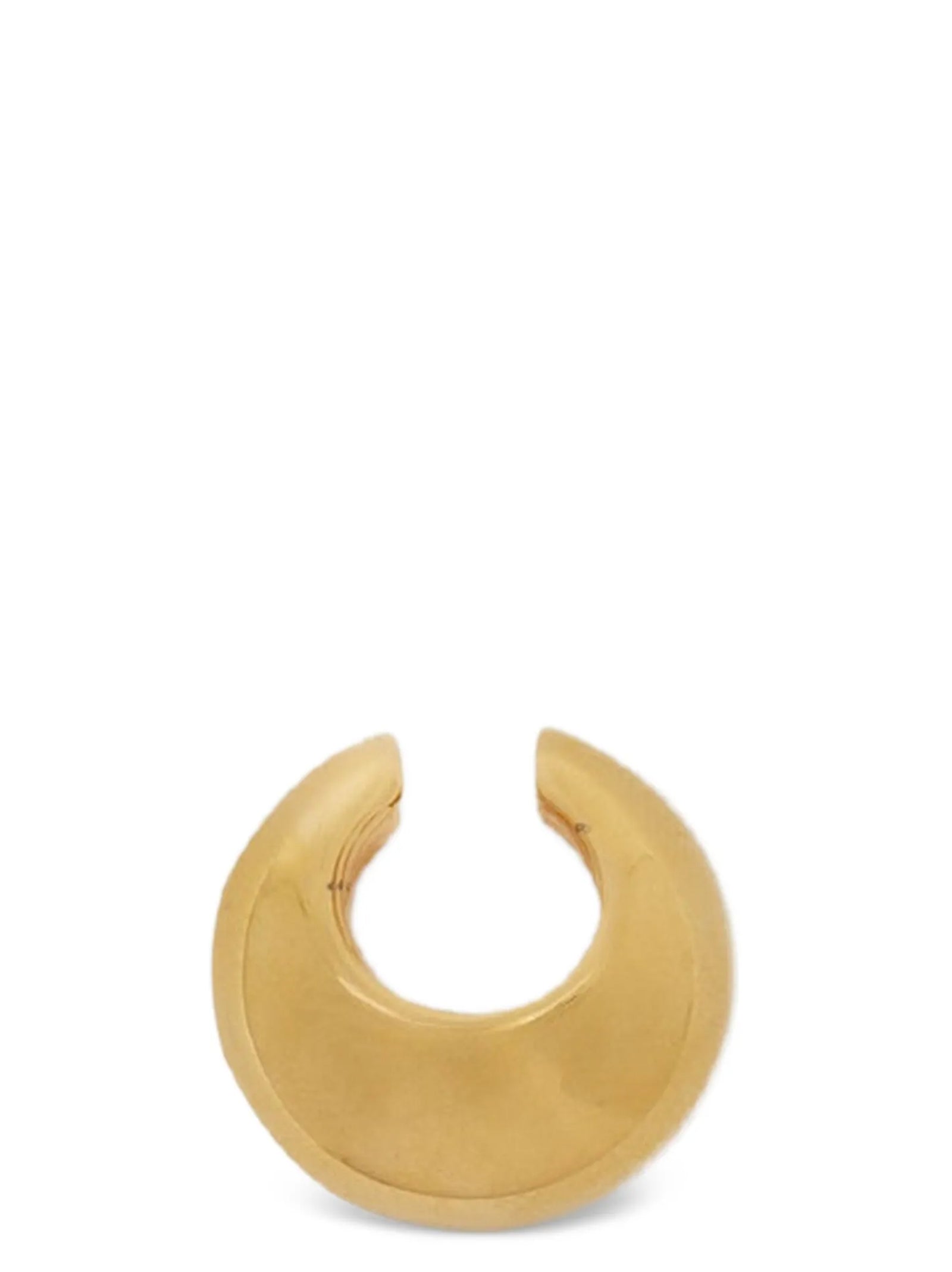 Jil Sander Gold Brass Earrings Jil Sander