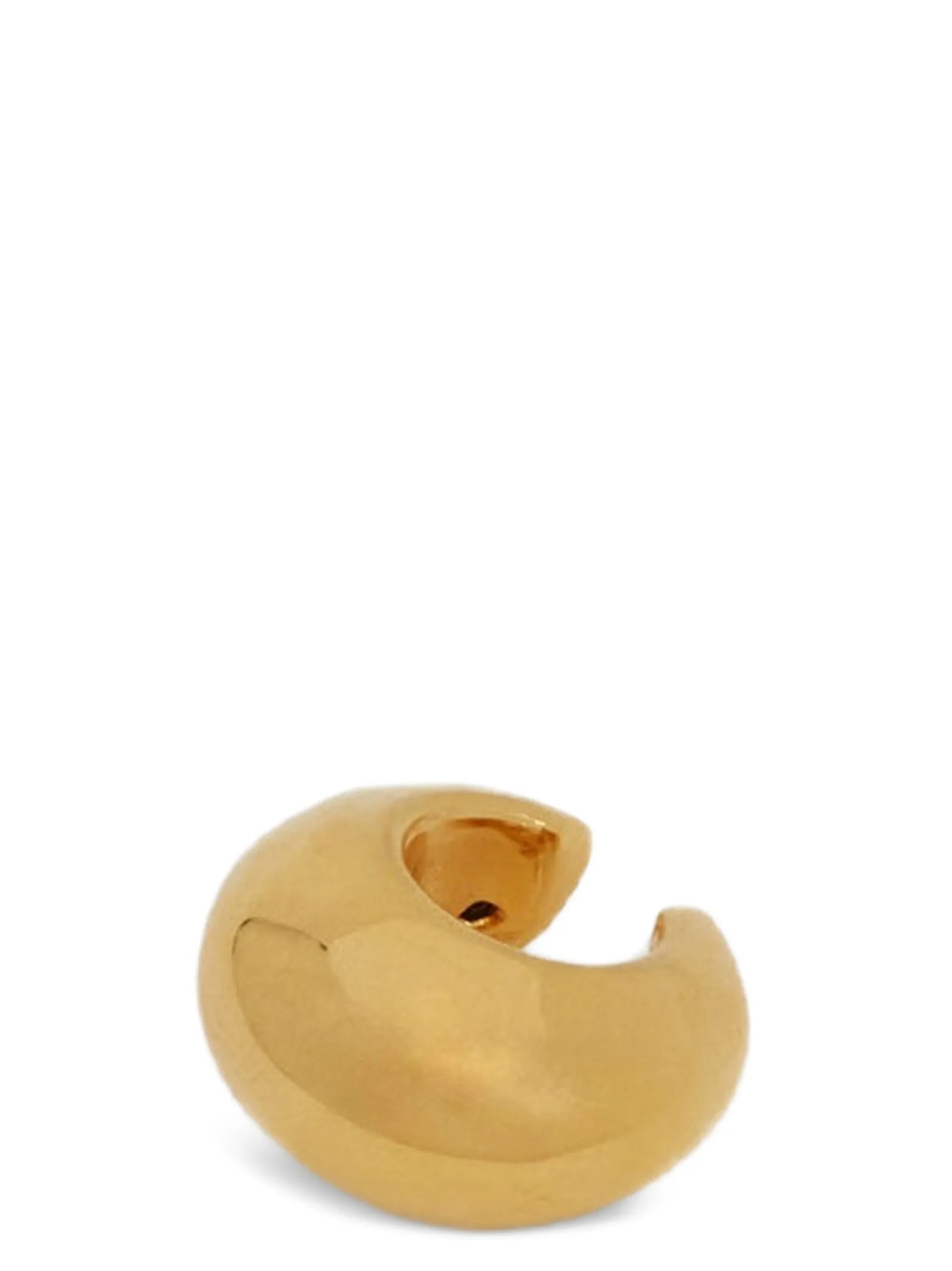 Jil Sander Gold Brass Earrings Jil Sander