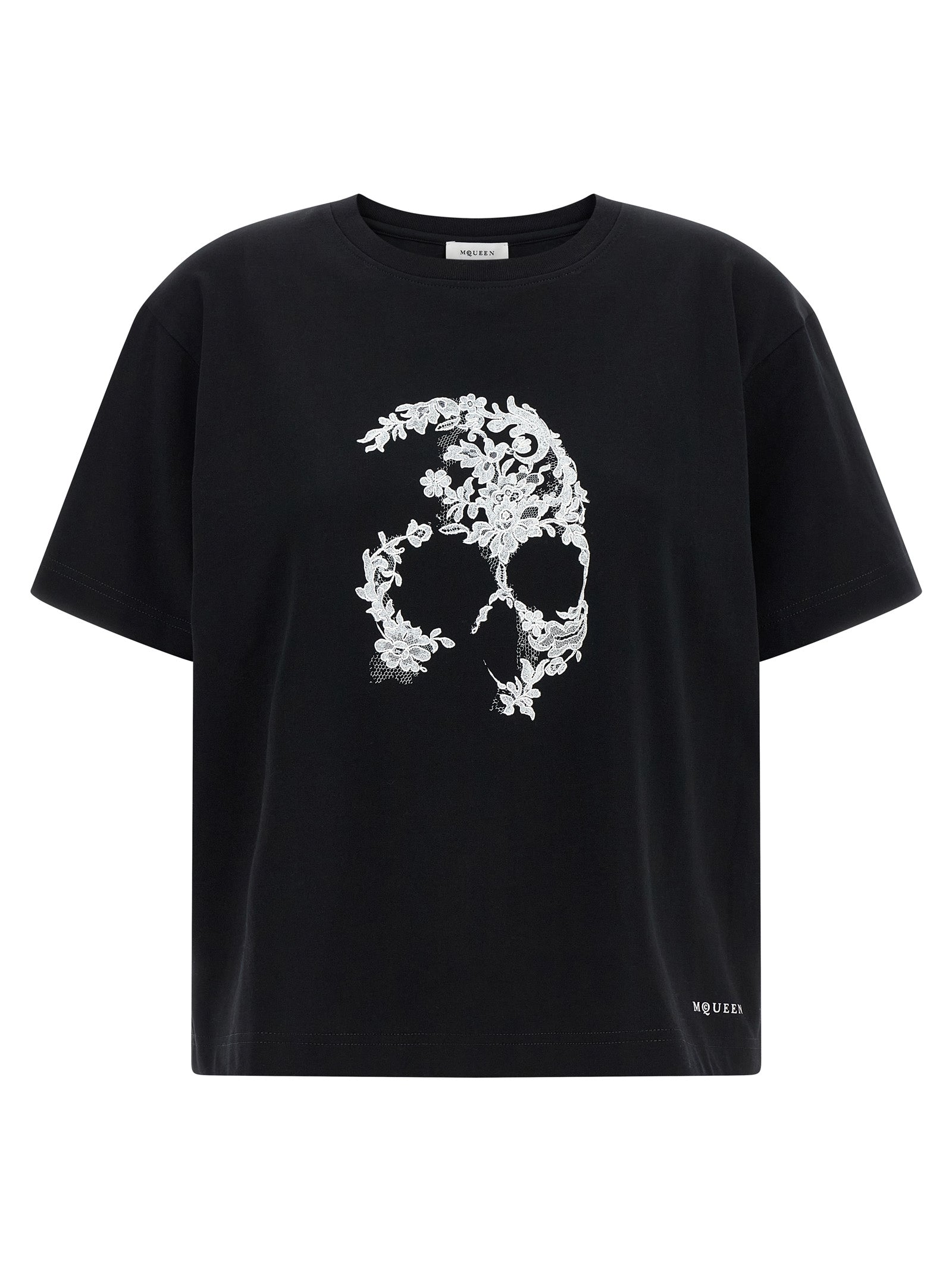 Alexander McQueen Bicolor Cotton T-Shirt Alexander McQueen