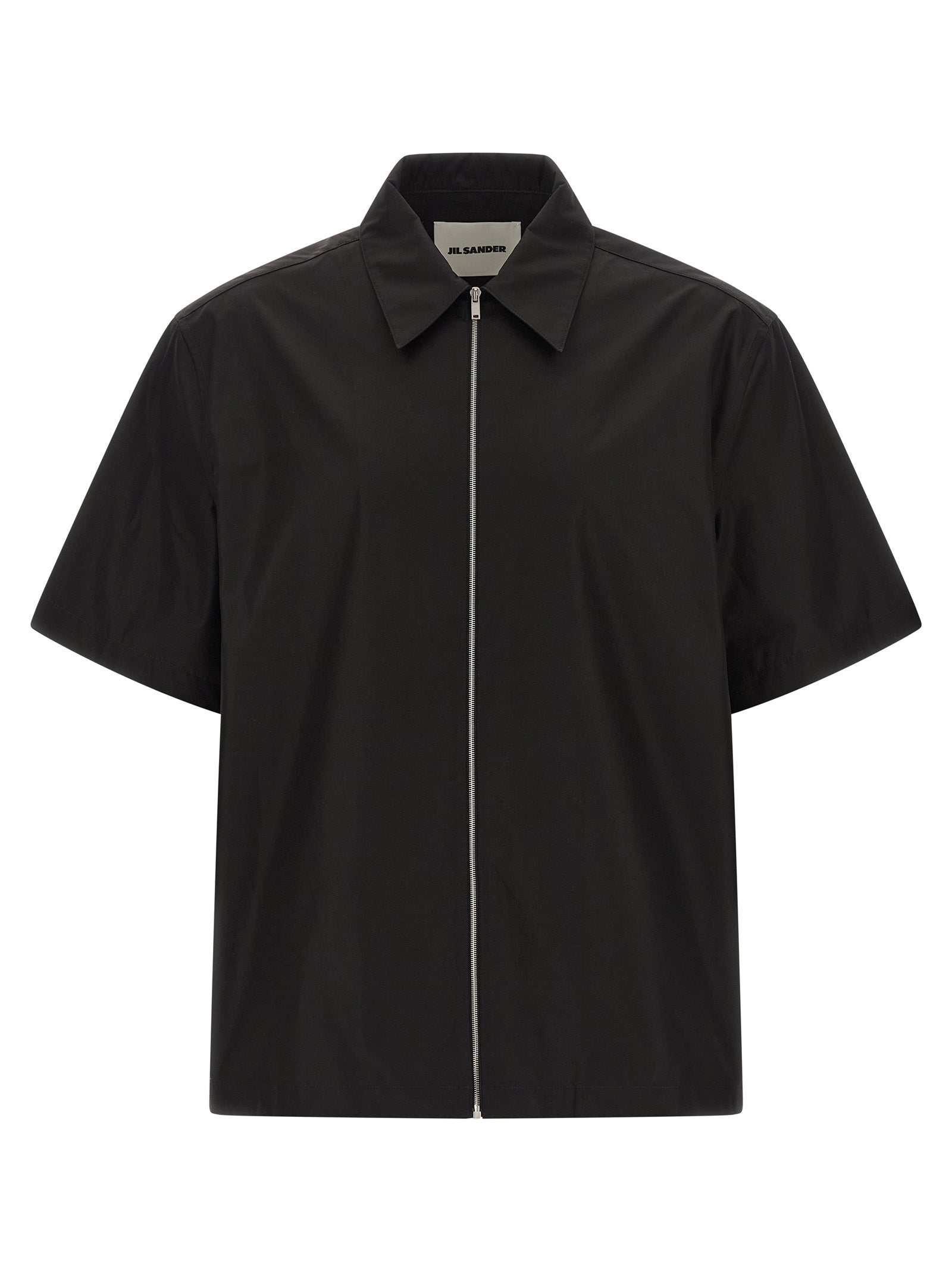 Jil Sander Black Cotton Blouse Jil Sander
