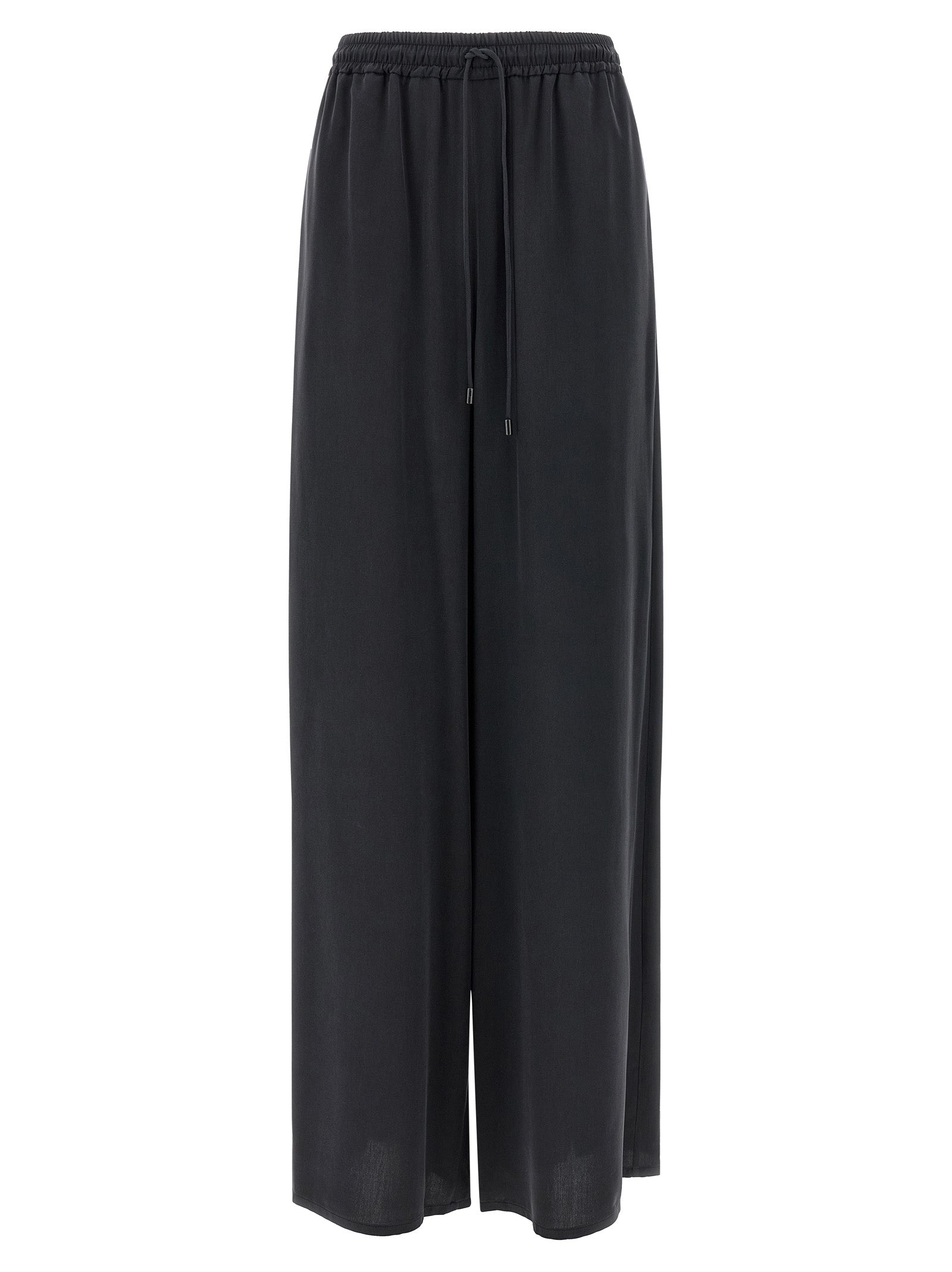 Max Mara Blue Silk Casual Pants Max Mara