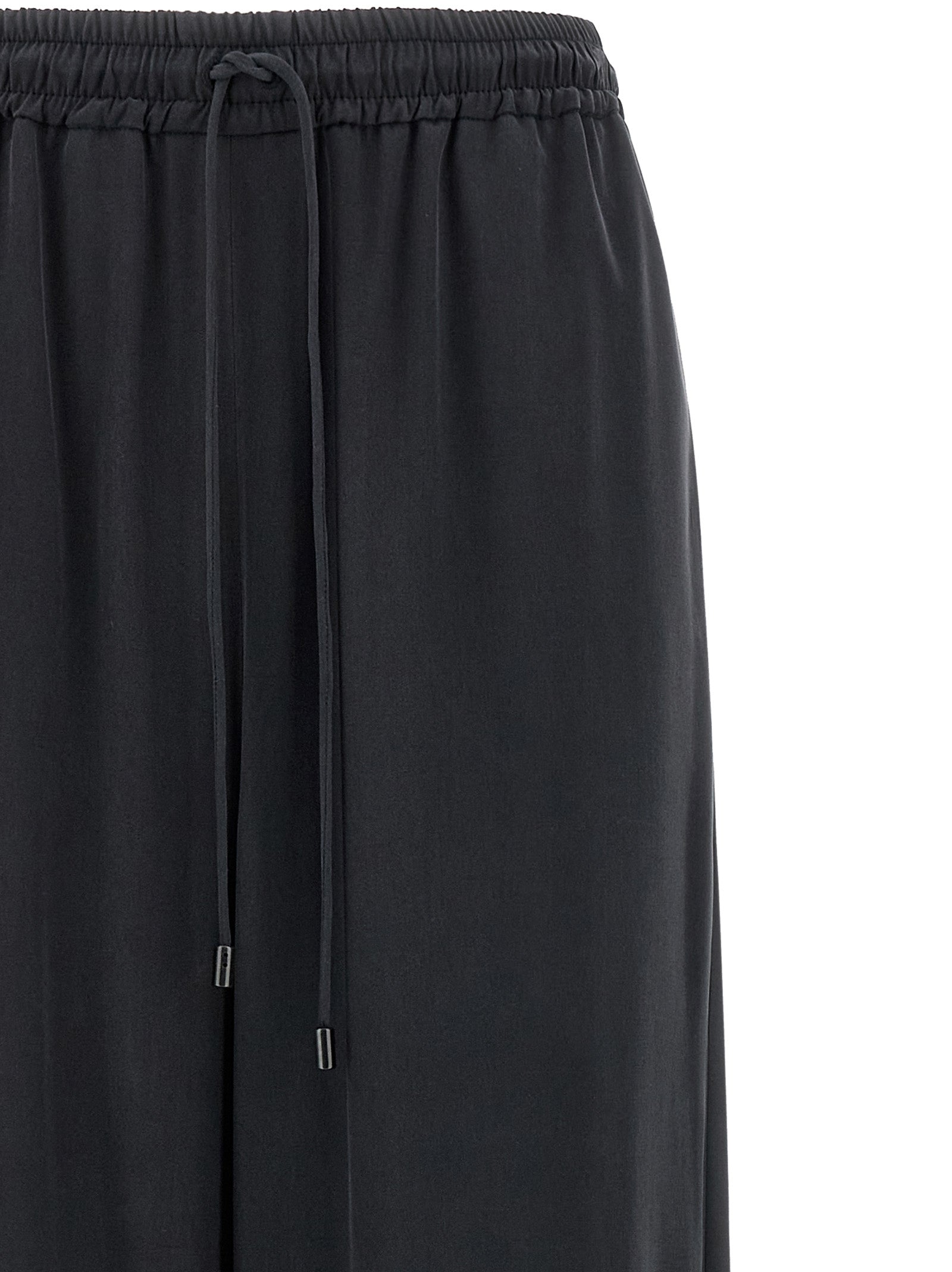 Max Mara Blue Silk Casual Pants Max Mara