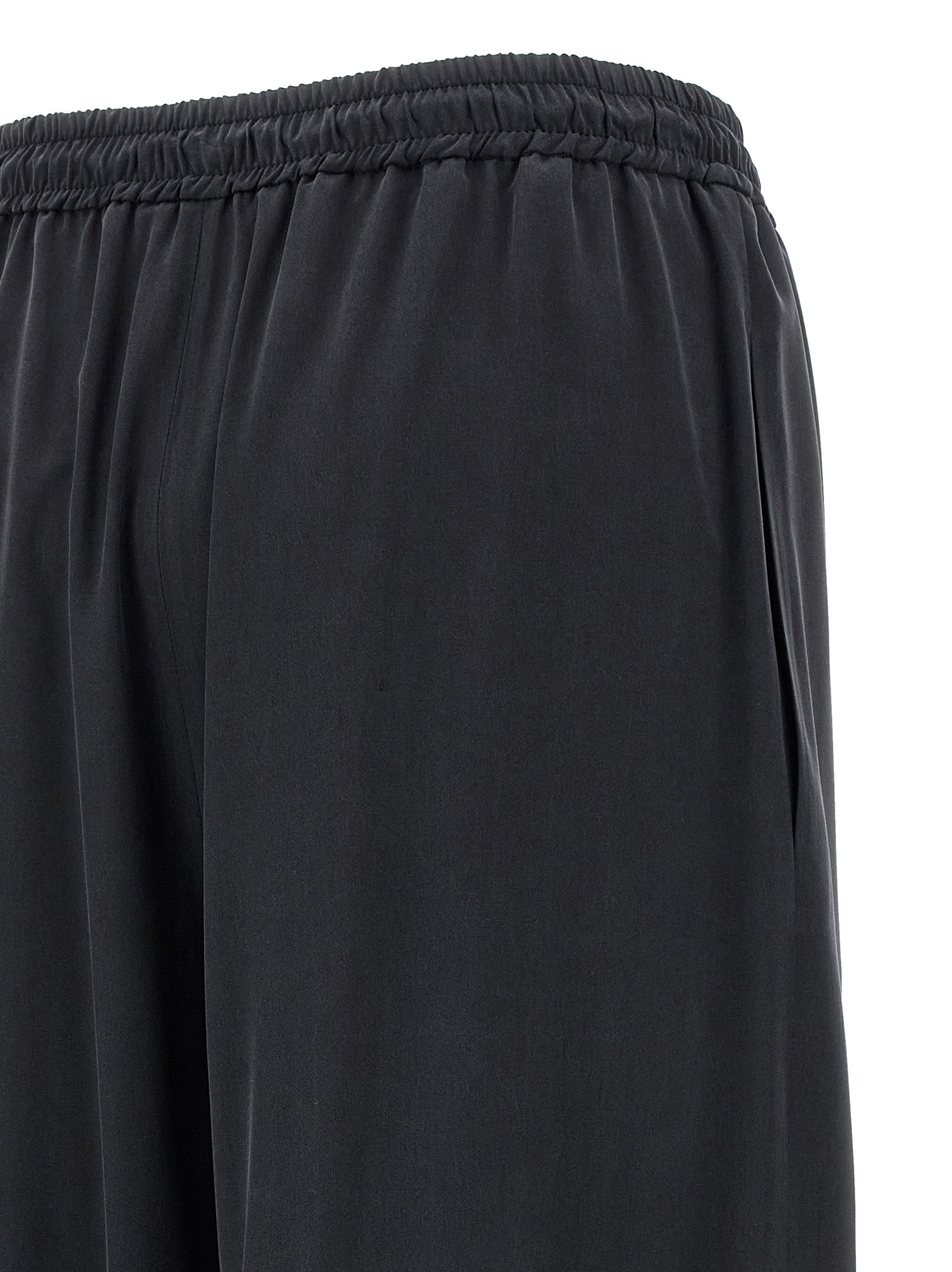 Max Mara Blue Silk Casual Pants Max Mara