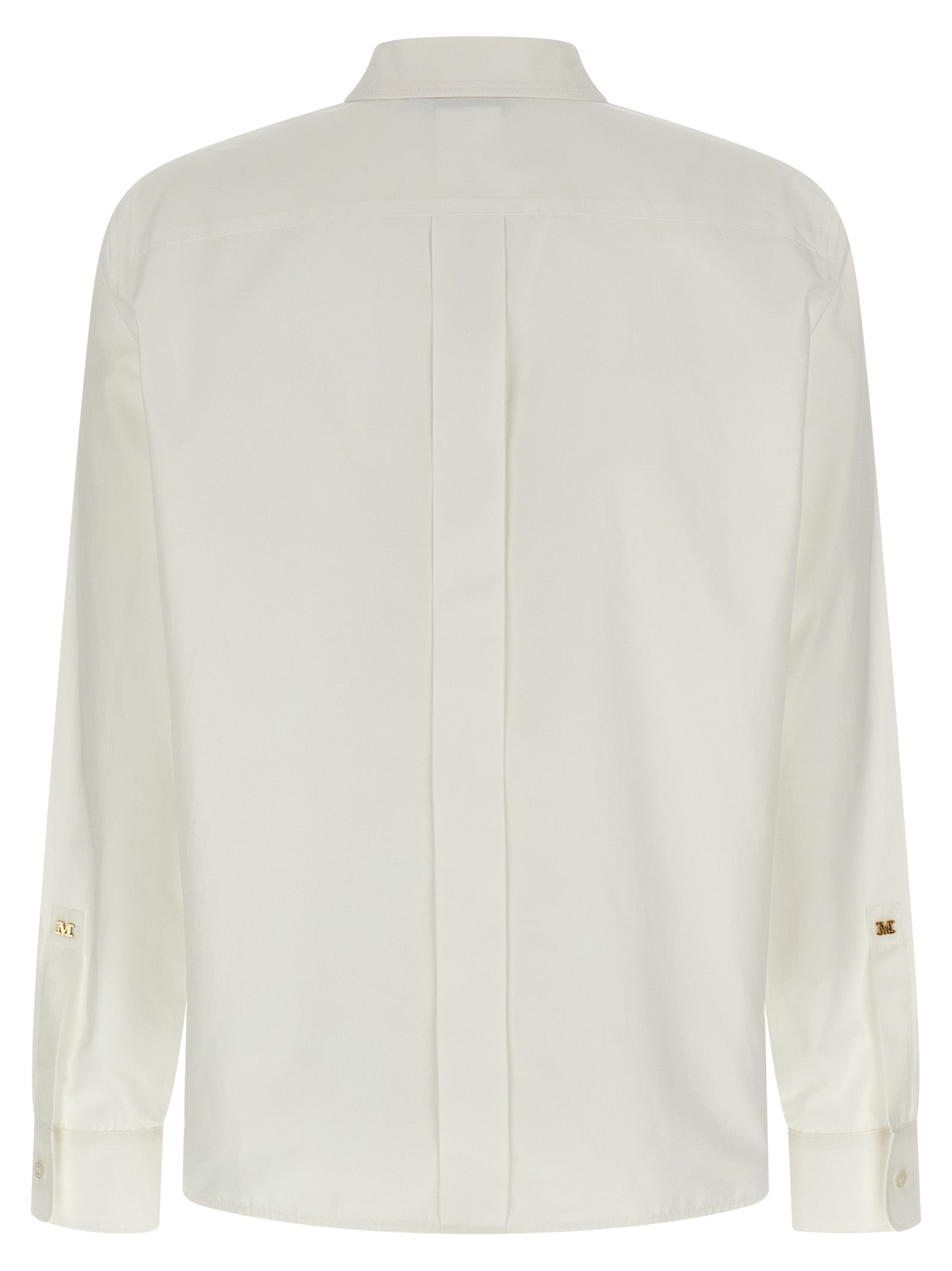 Max Mara White Cotton Blouse Max Mara