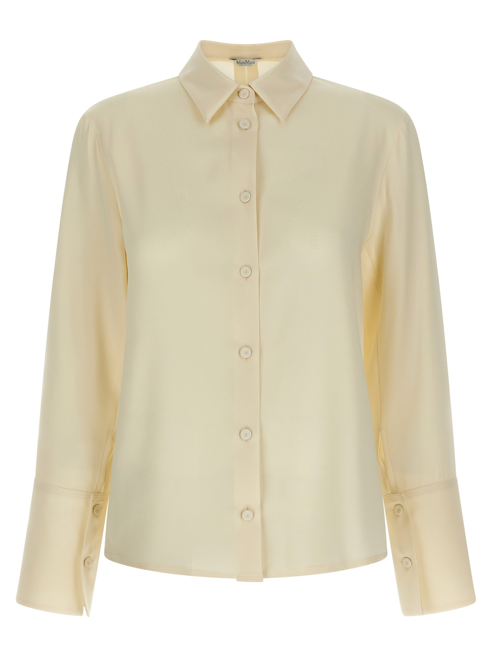 Max Mara White Silk Blouse Max Mara
