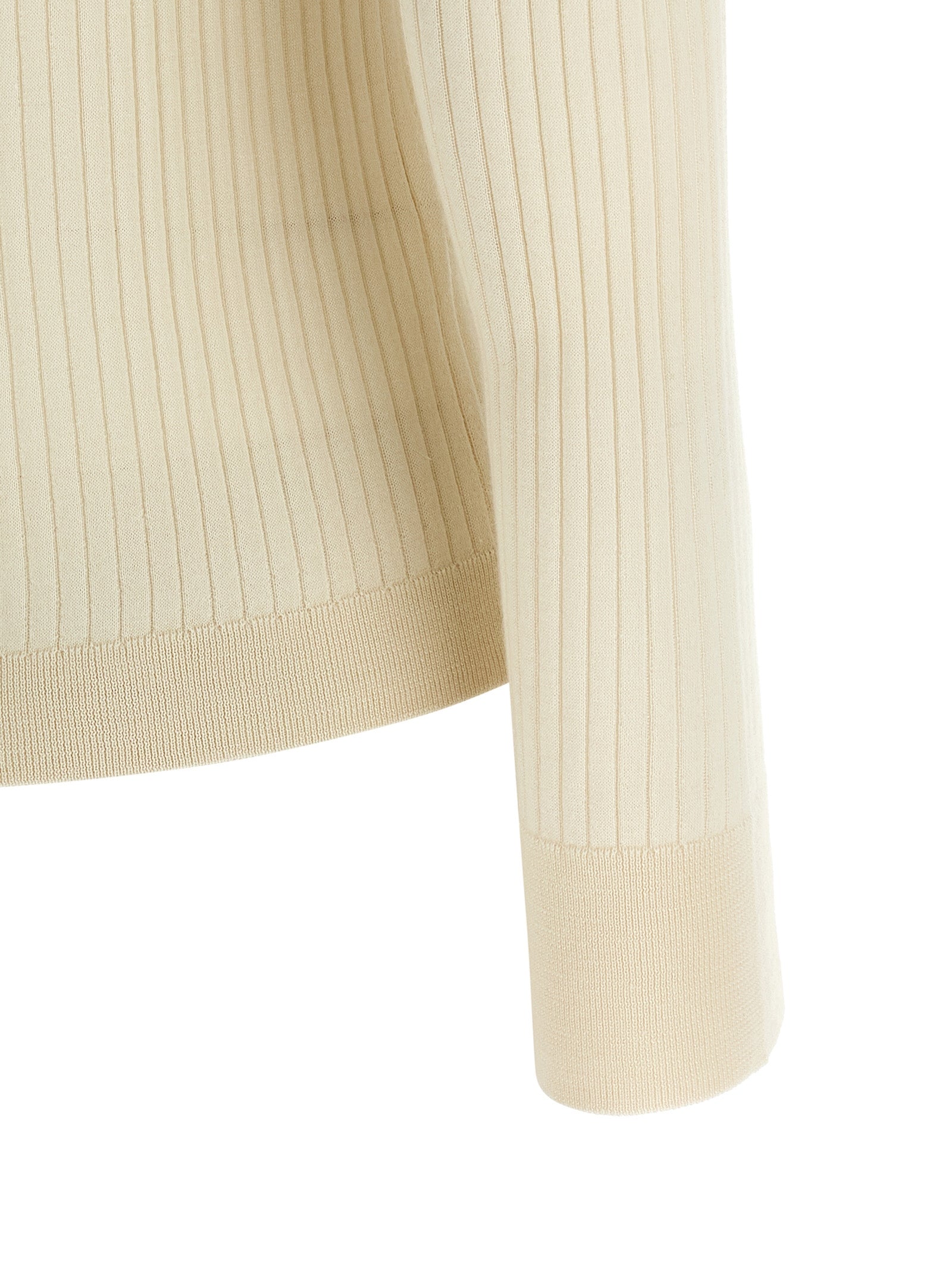 Max Mara White Cashmere Polo Shirt Max Mara