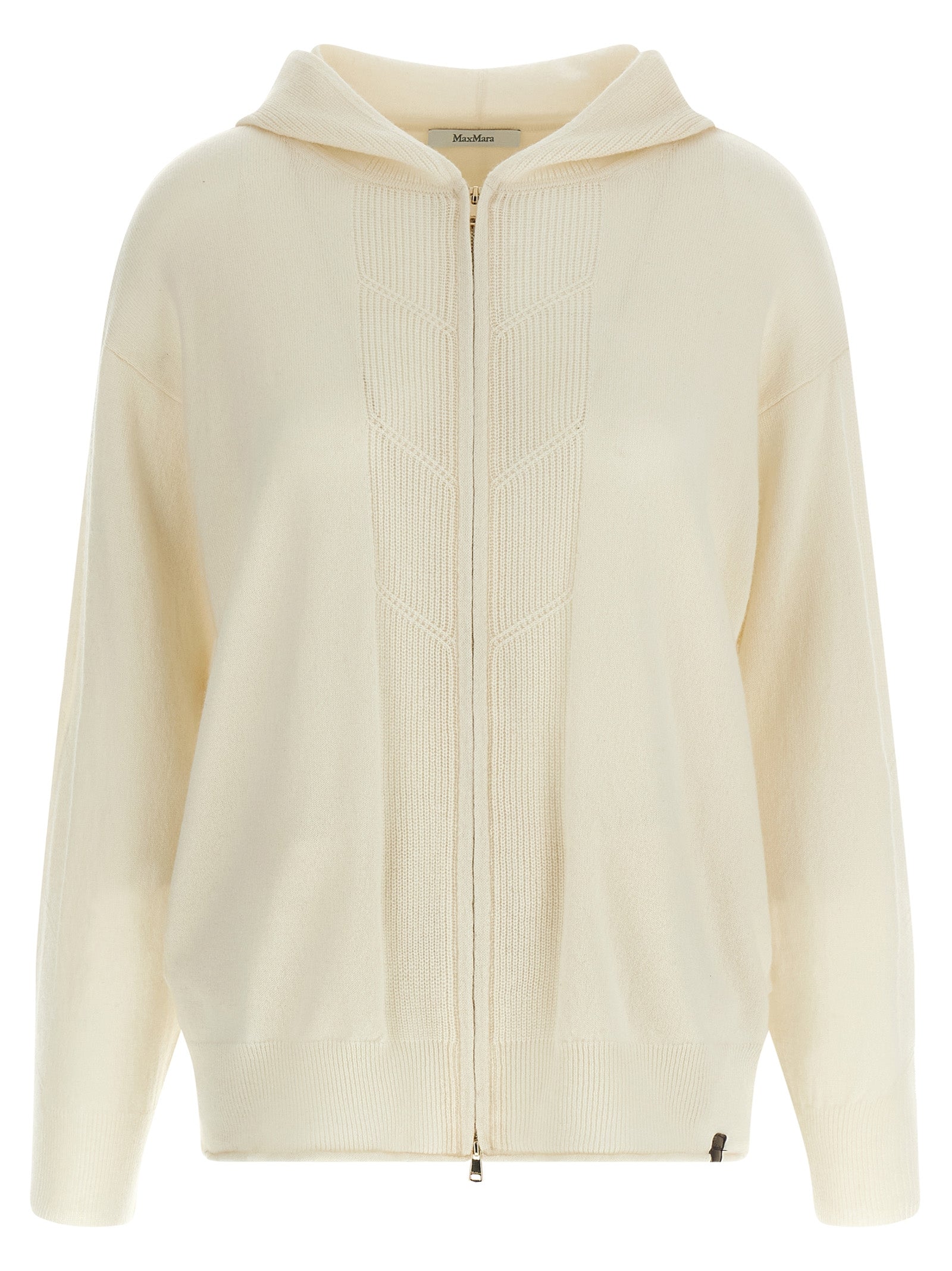 Max Mara White Cashmere Cardigan Max Mara