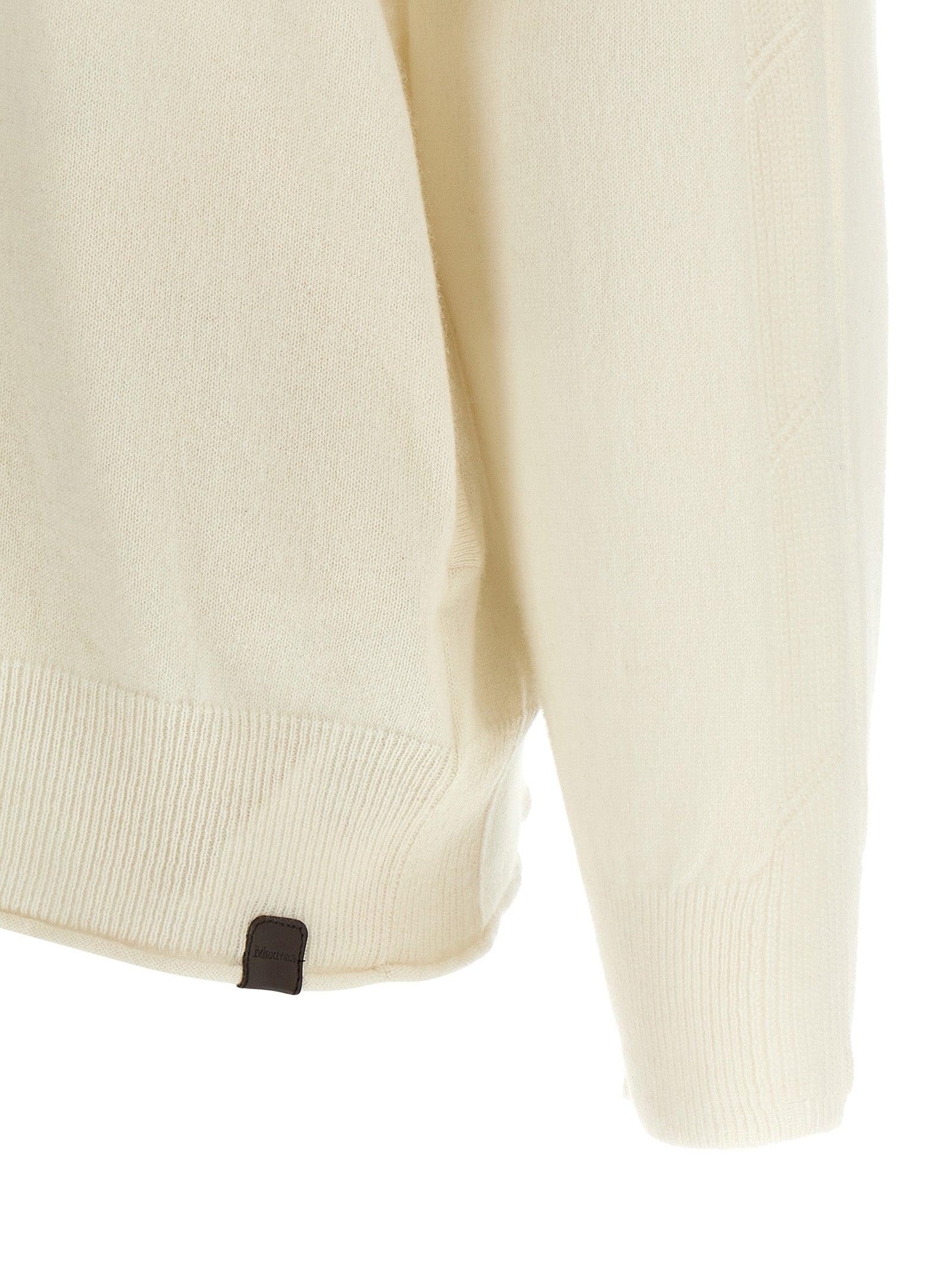 Max Mara White Cashmere Cardigan Max Mara