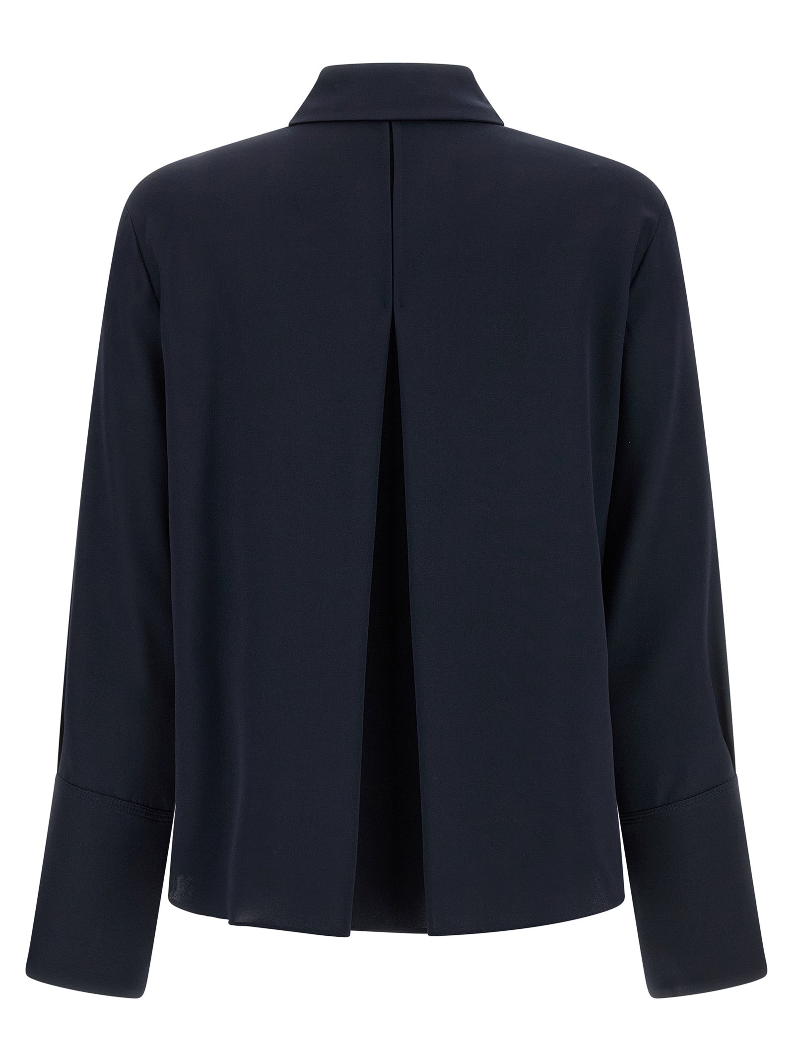 Max Mara Blue Silk Blouse Max Mara