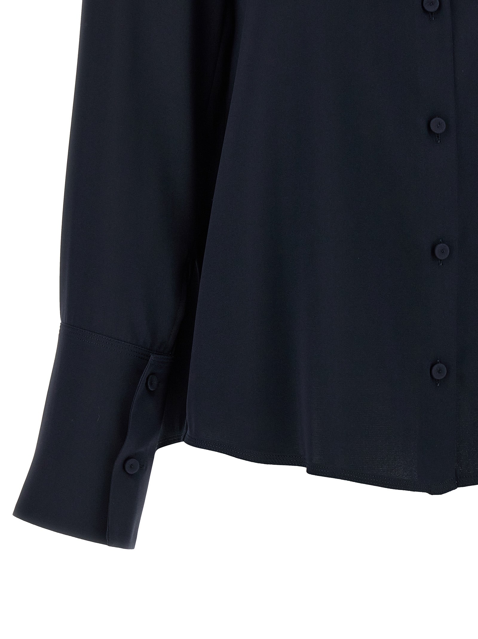 Max Mara Blue Silk Blouse Max Mara