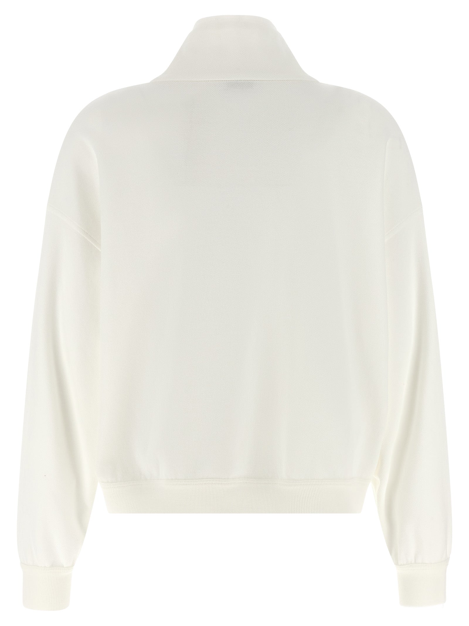 Brunello Cucinelli White Cotton Sweatshirt Brunello Cucinelli
