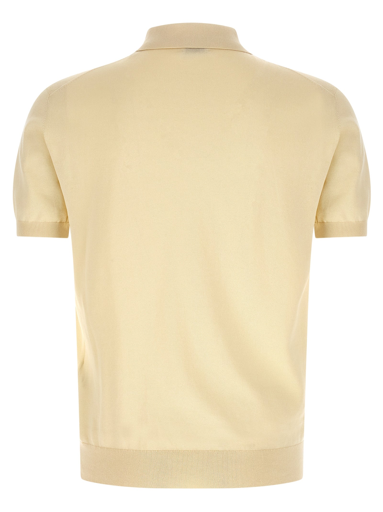 Etro Beige Cotton Polo Shirt Etro