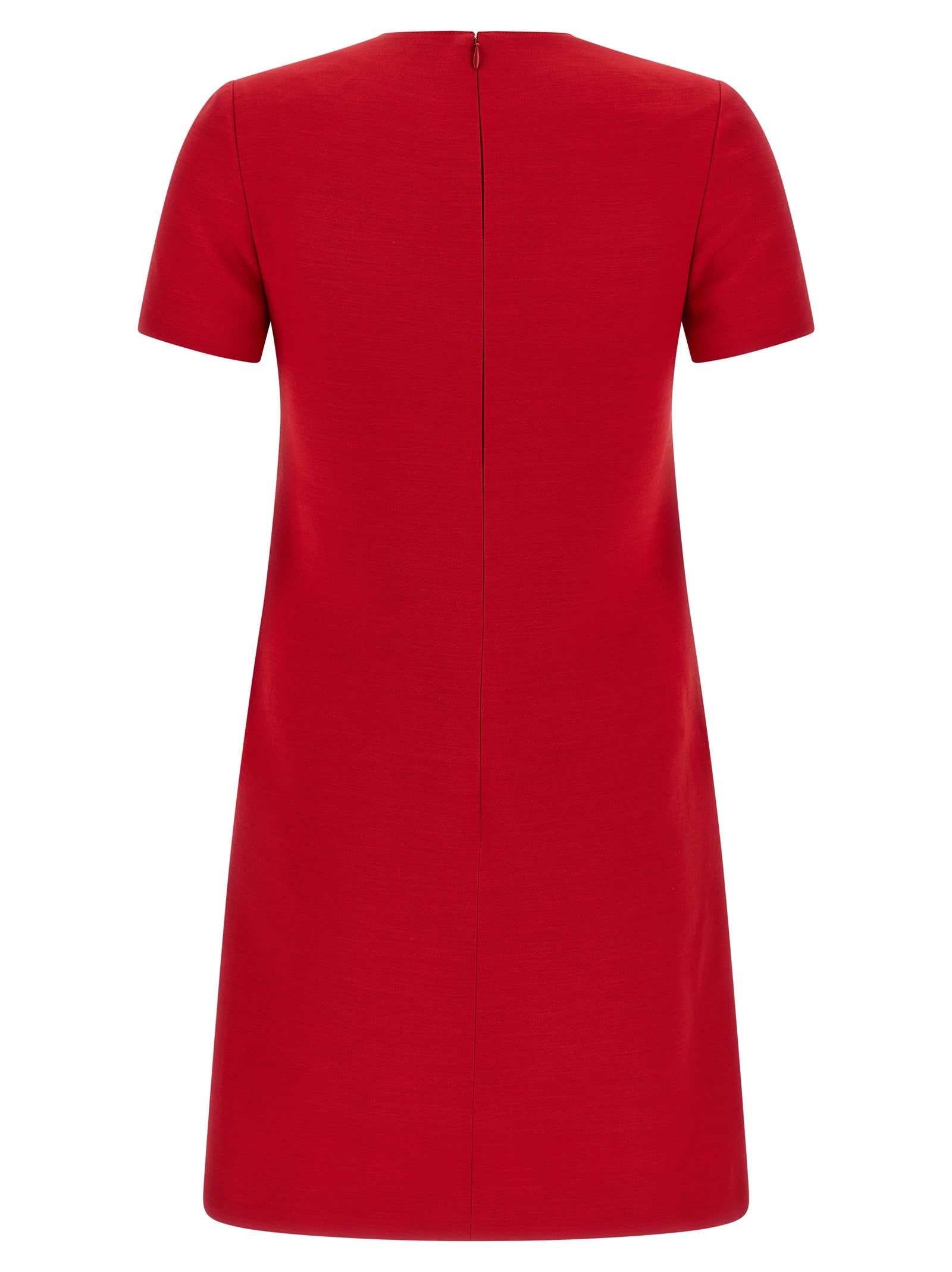Valentino Garavani Multicolor Virgin Wool Short Dress Valentino Garavani