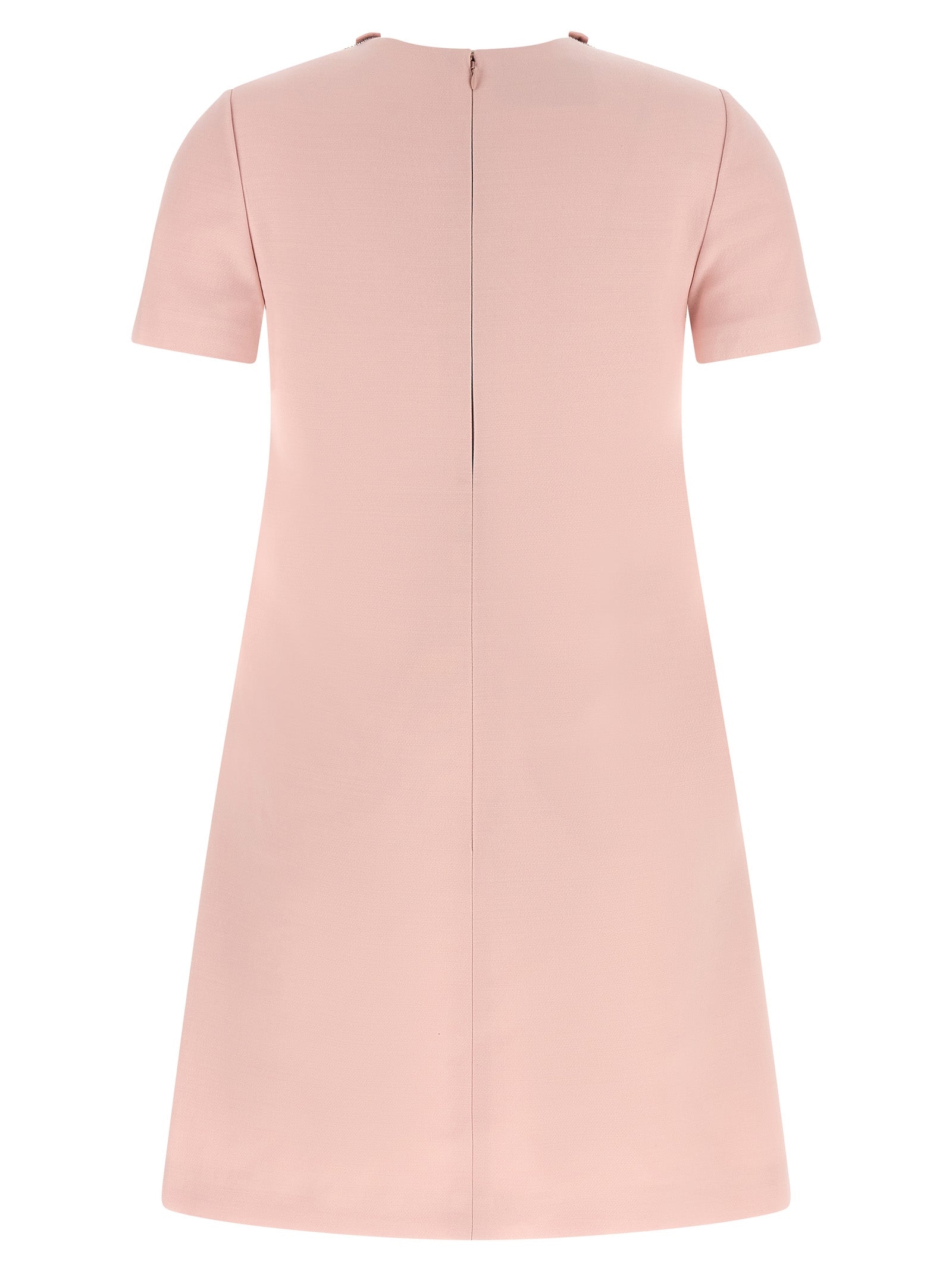 Valentino Garavani Multicolor Virgin Wool Short Dress Valentino Garavani
