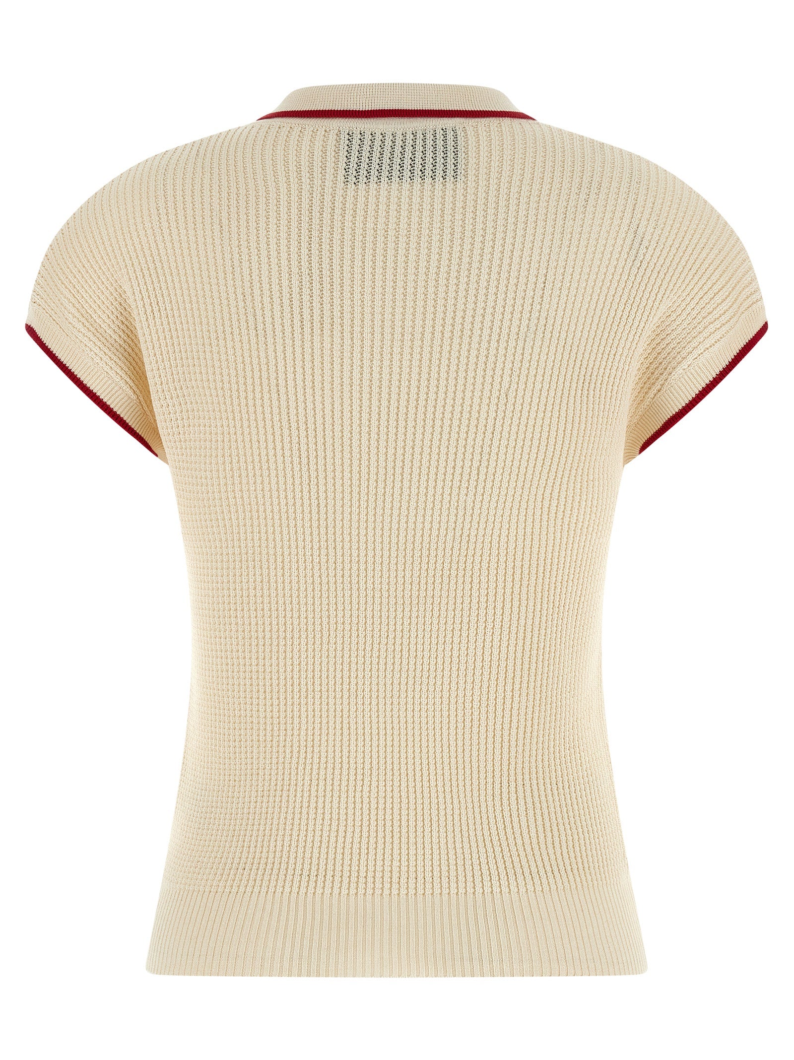 Valentino Garavani Beige Cotton Shortsleeve Shirt Valentino Garavani