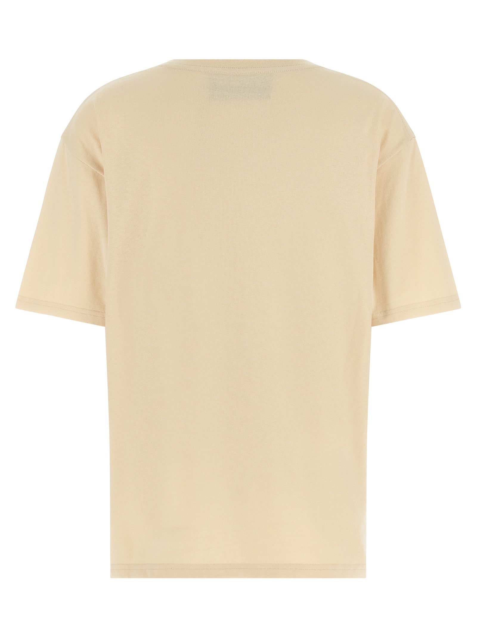 Valentino Garavani Beige Cotton T-Shirt Valentino Garavani