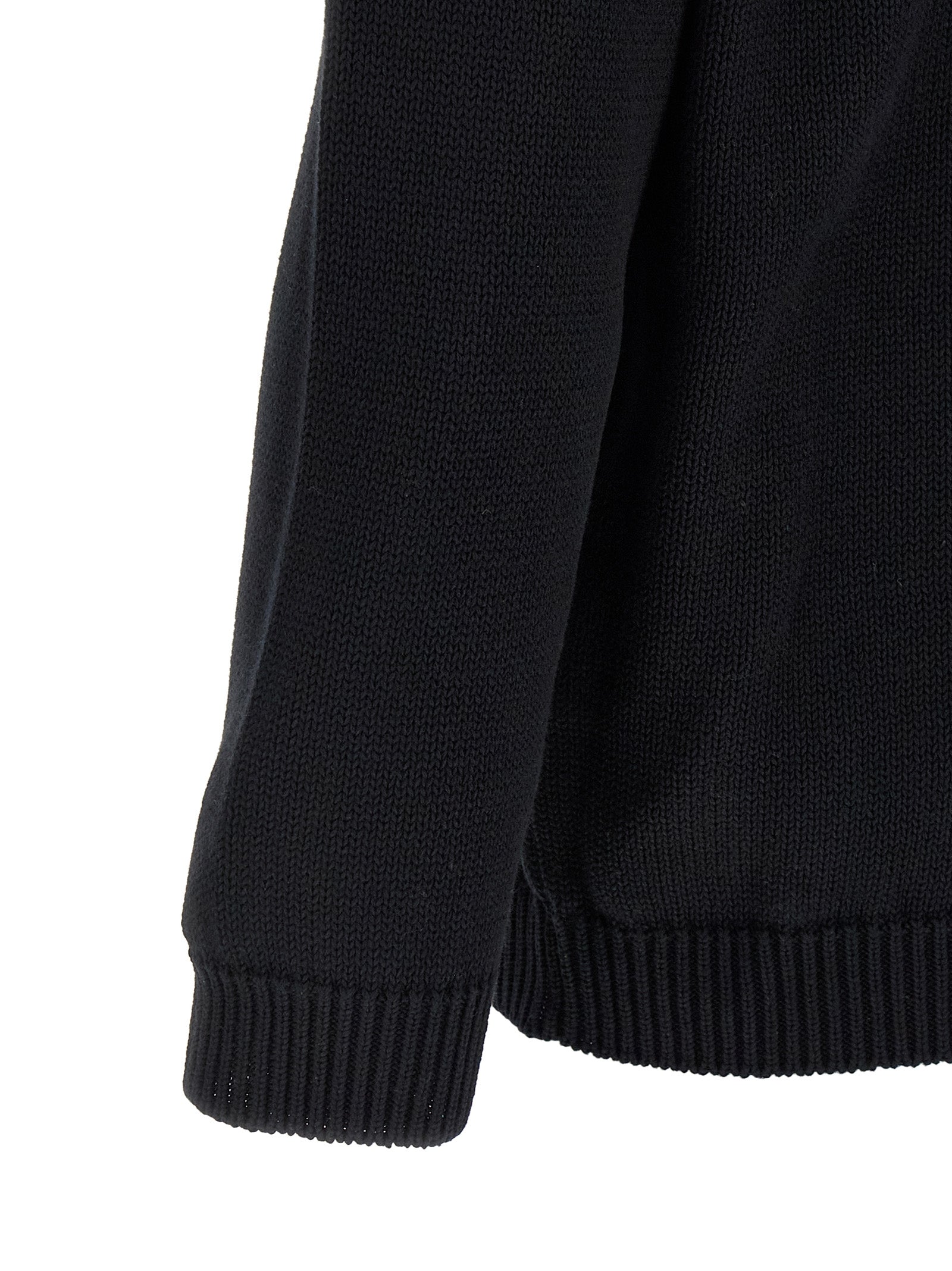Off-White Bicolor Cotton Cardigan Off-White