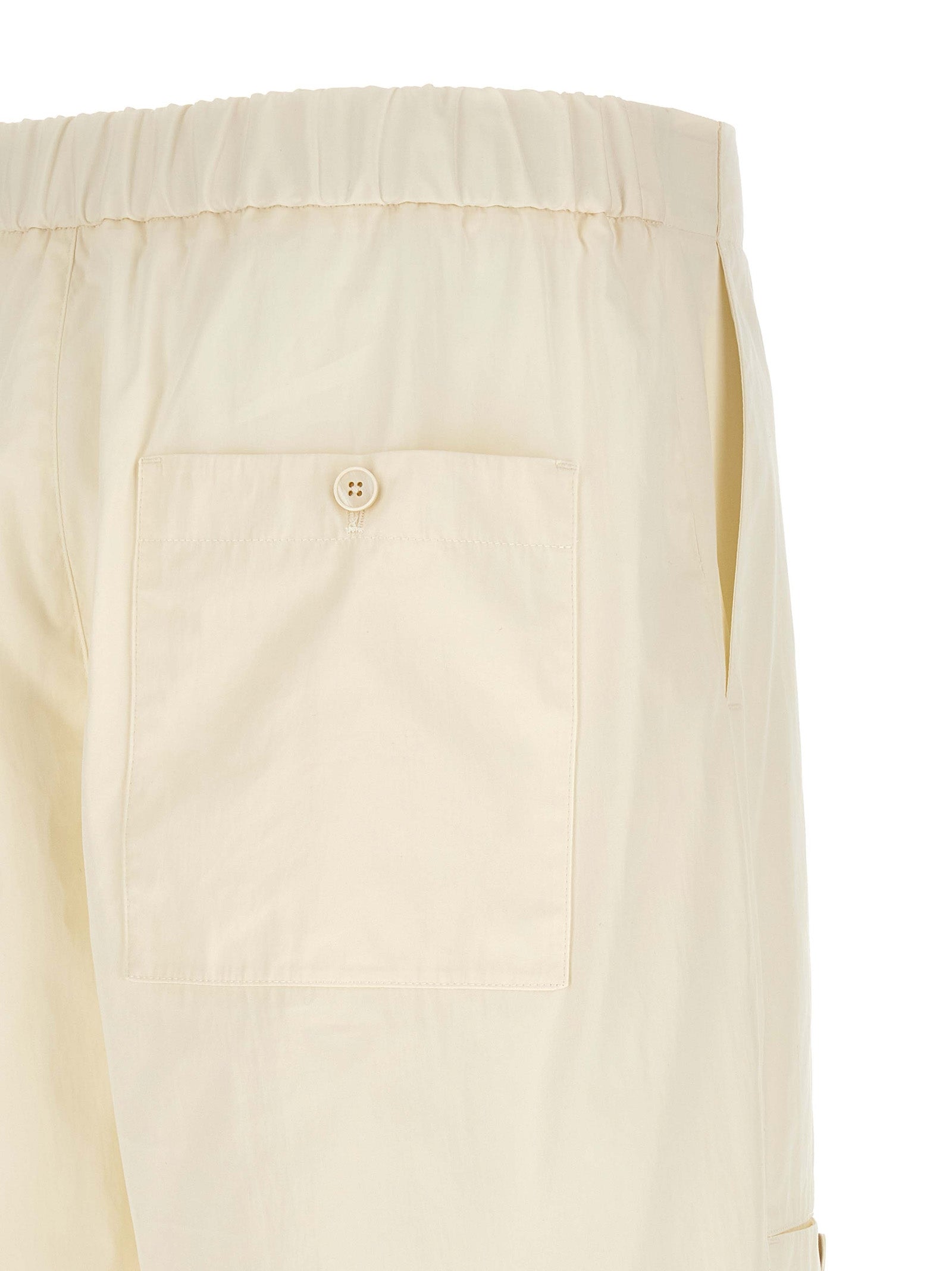 Jil Sander Beige Cotton Cargo Pants Jil Sander