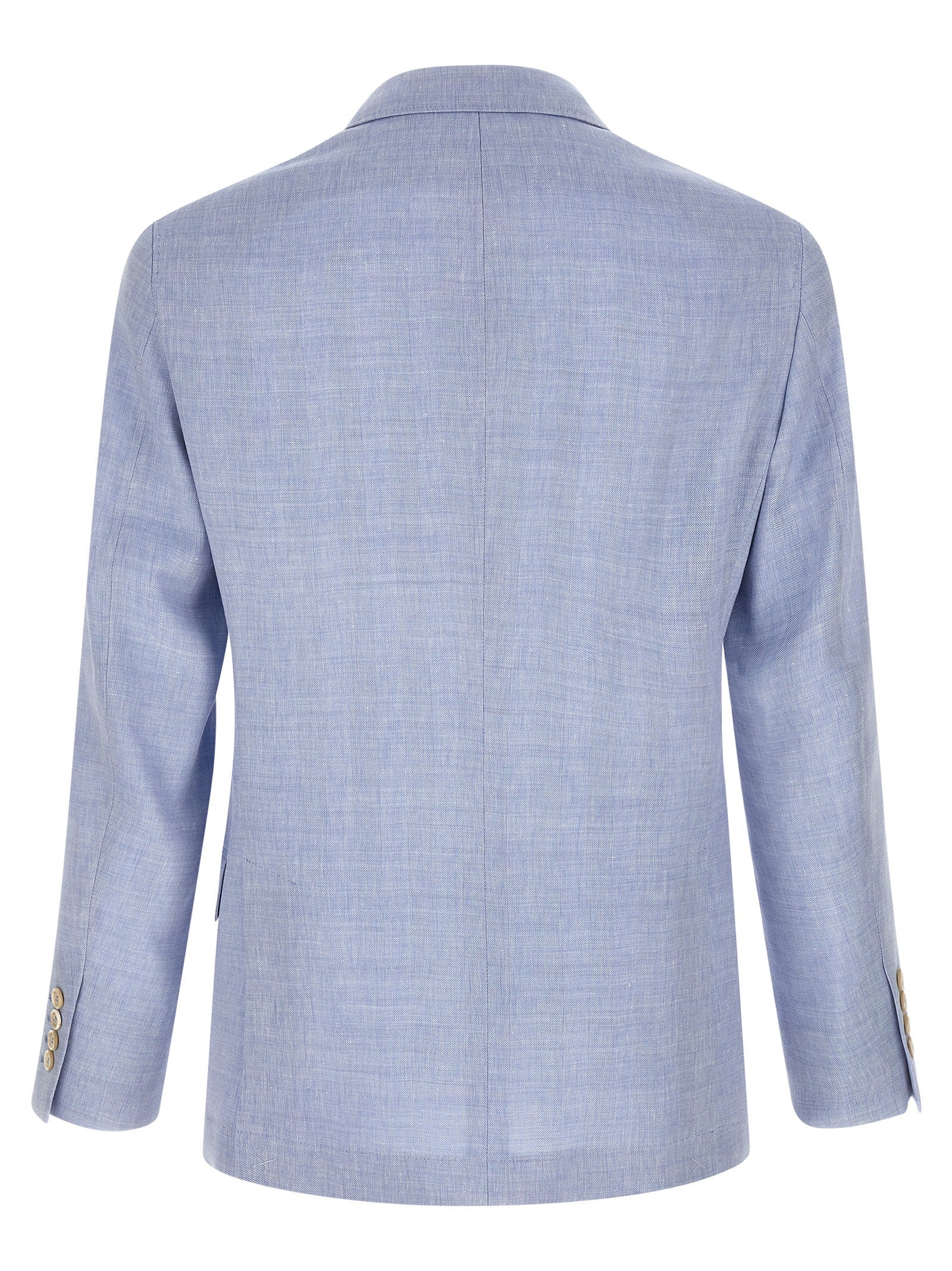 Brunello Cucinelli Blue Linen Blazer Brunello Cucinelli