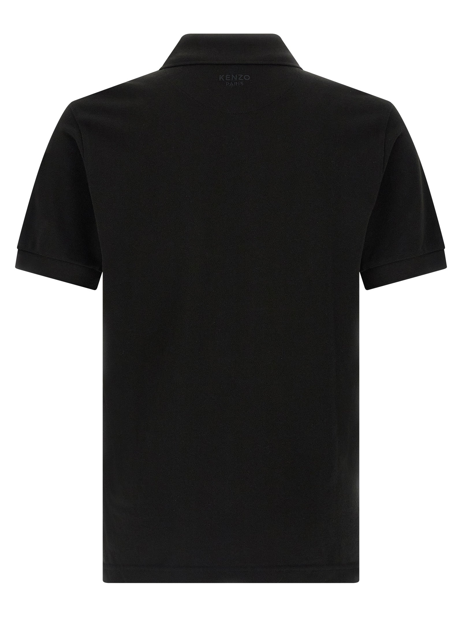 Kenzo Black Cotton Polo Shirt Kenzo