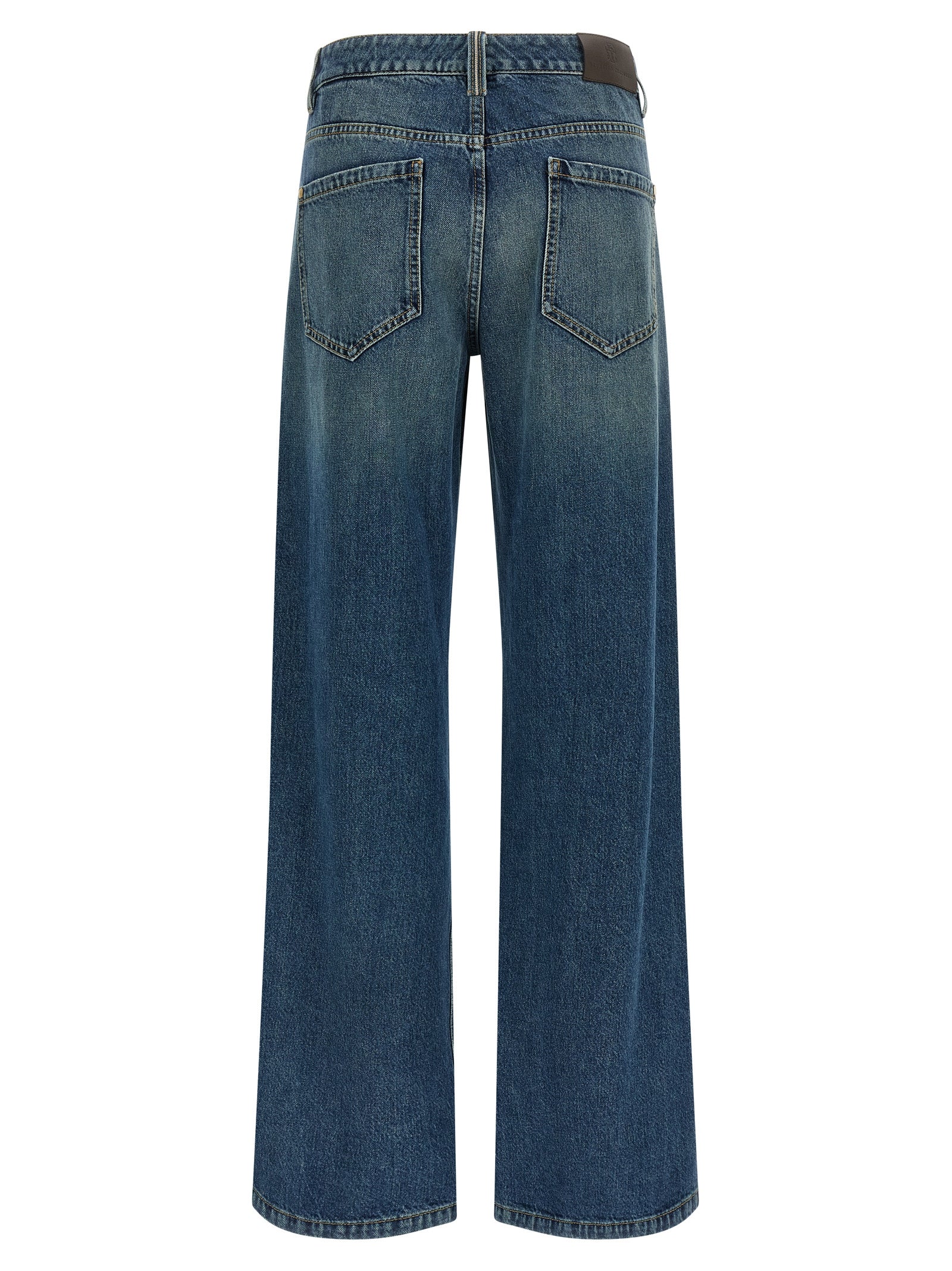 Brunello Cucinelli Blue Cotton Jeans Denim Brunello Cucinelli
