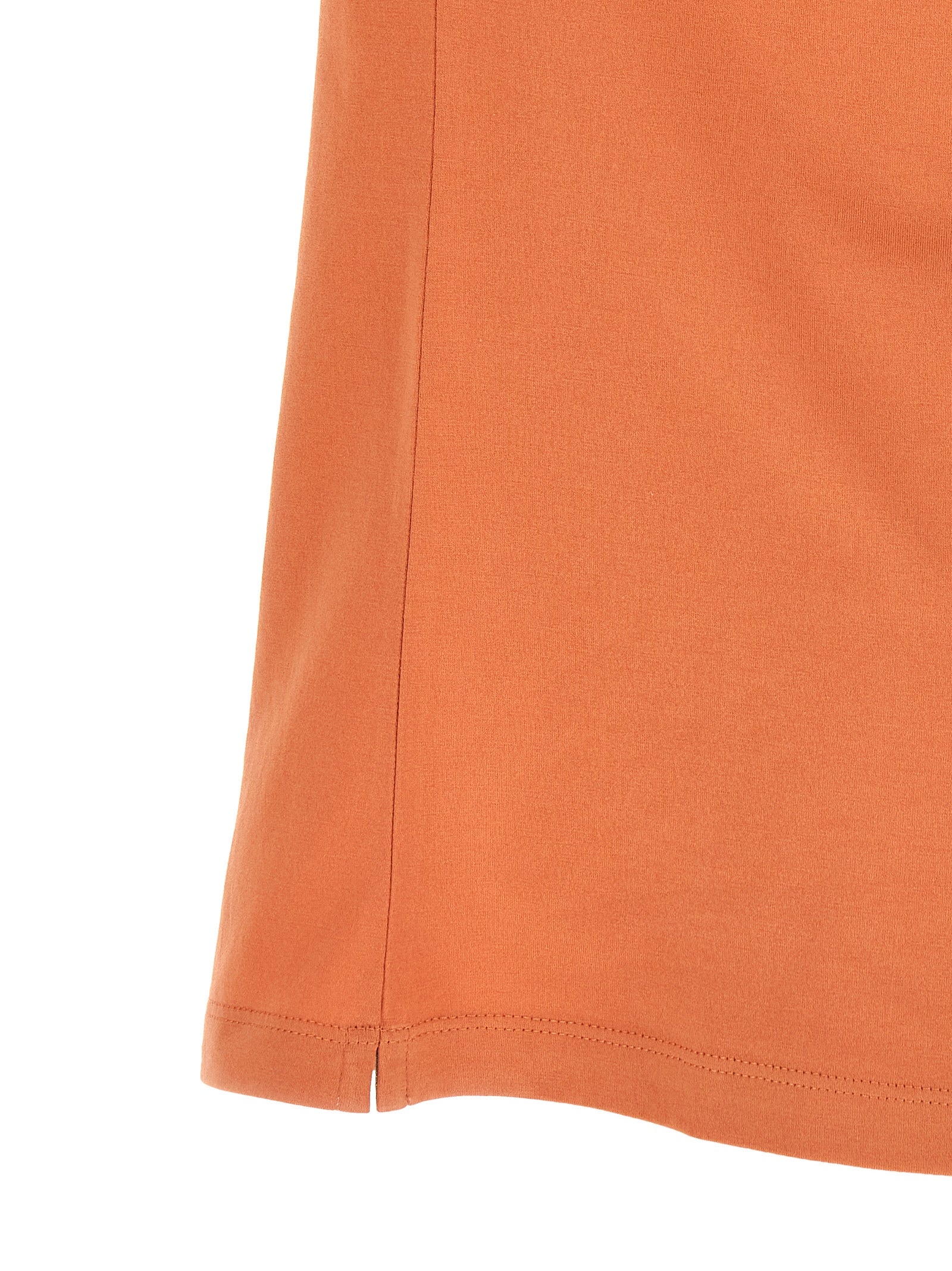 Brunello Cucinelli Orange Cotton T-Shirt Brunello Cucinelli