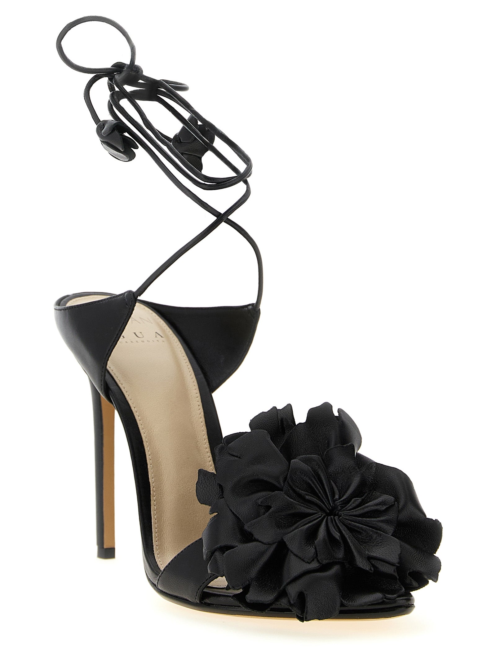 Alexandre Birman Black Cowhide Stiletto Heel Sandals Alexandre Birman