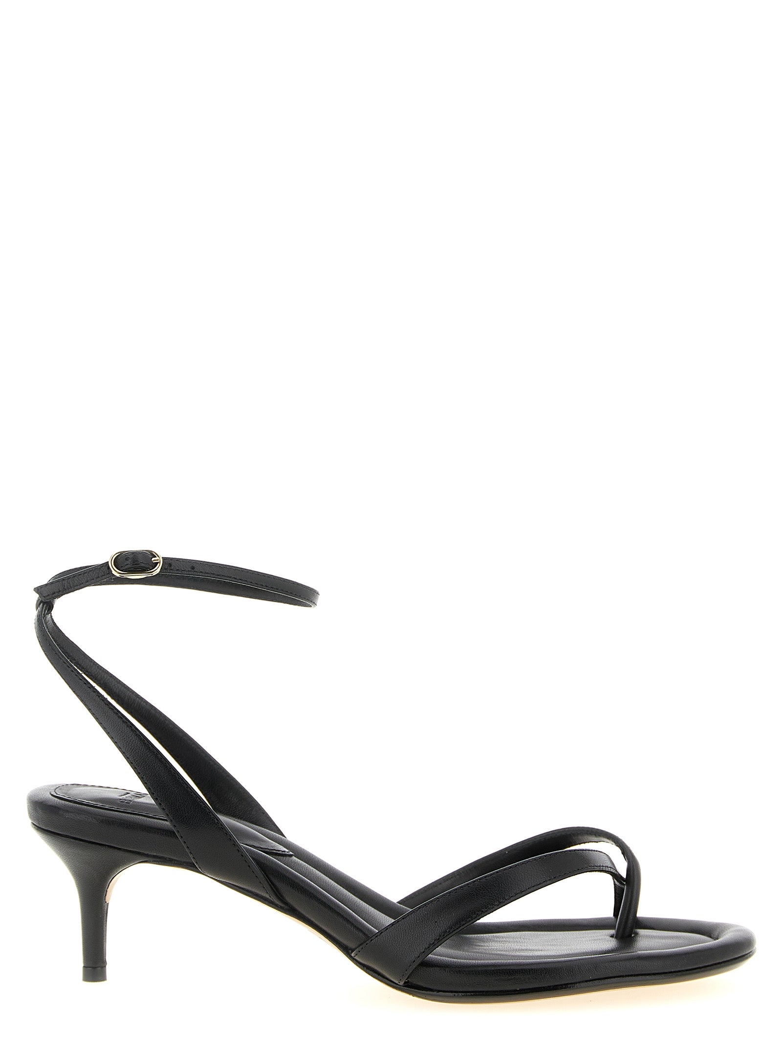 Alexandre Birman Black Cowhide Stiletto Heel Sandals Alexandre Birman